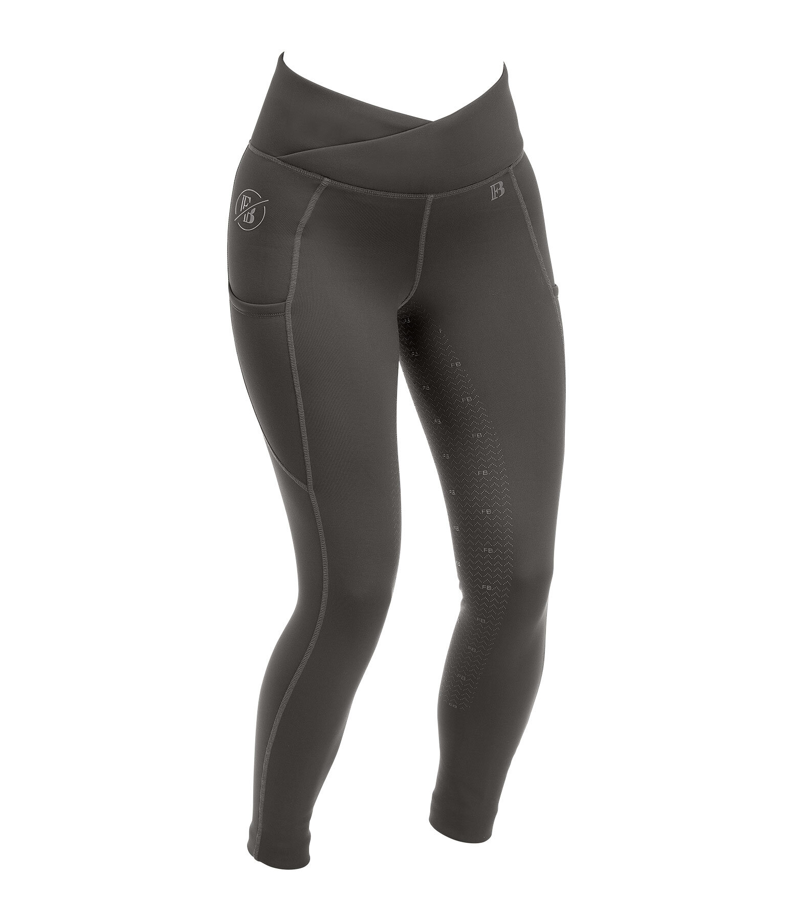 Leggings da equitazione invernali full grip Emilia
