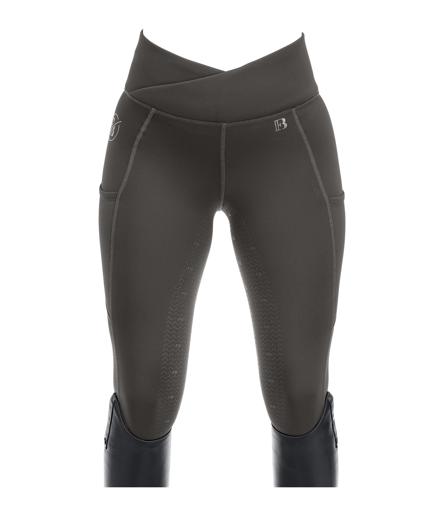 Leggings da equitazione invernali full grip Emilia