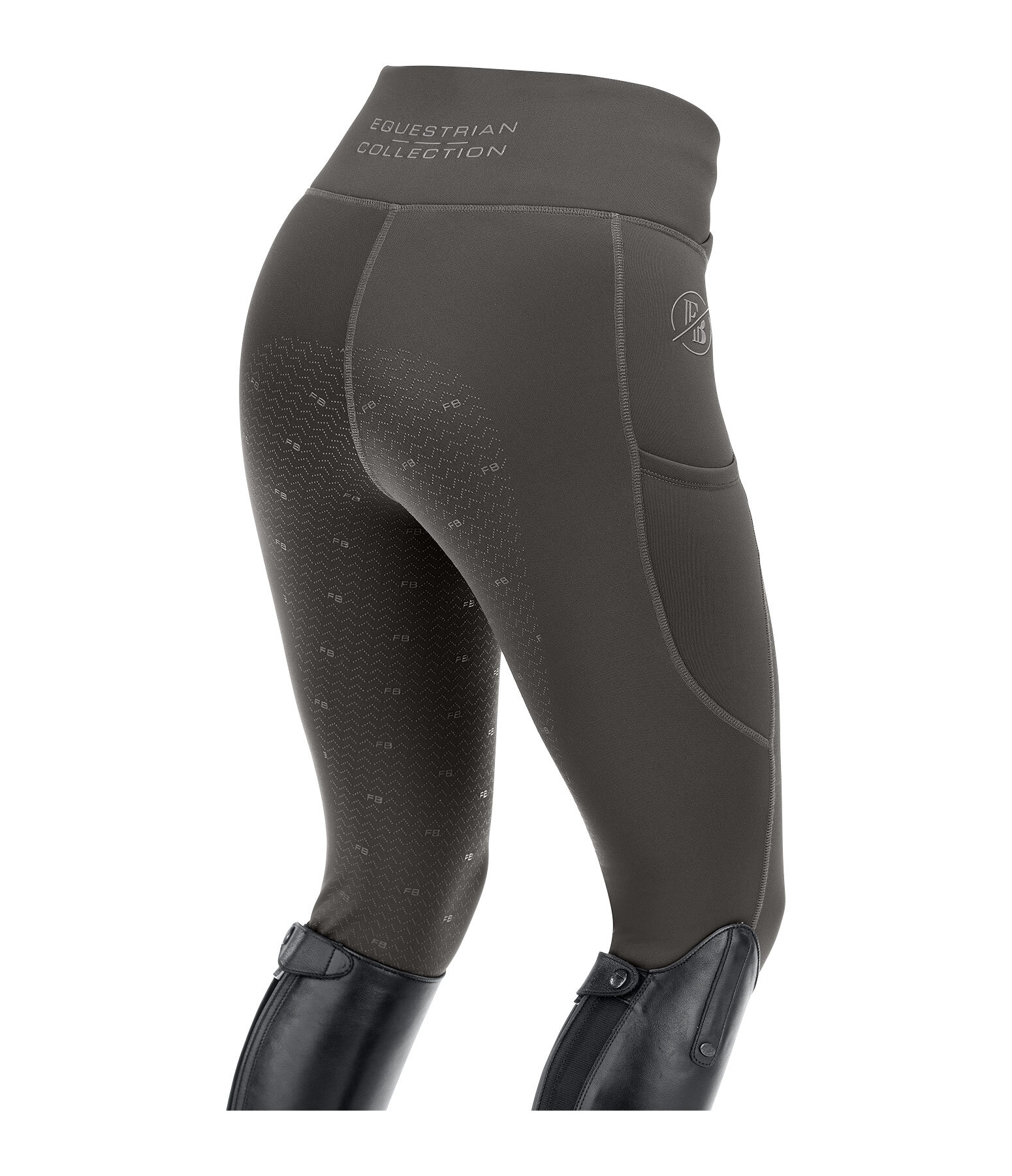 Leggings da equitazione invernali full grip Emilia