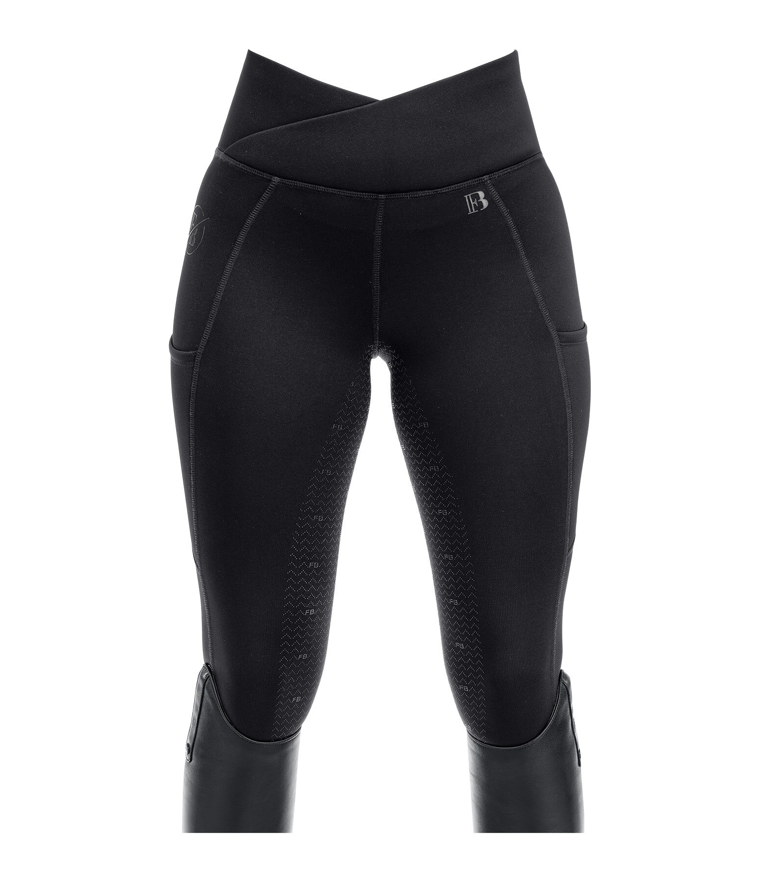 Leggings da equitazione invernali full grip Emilia