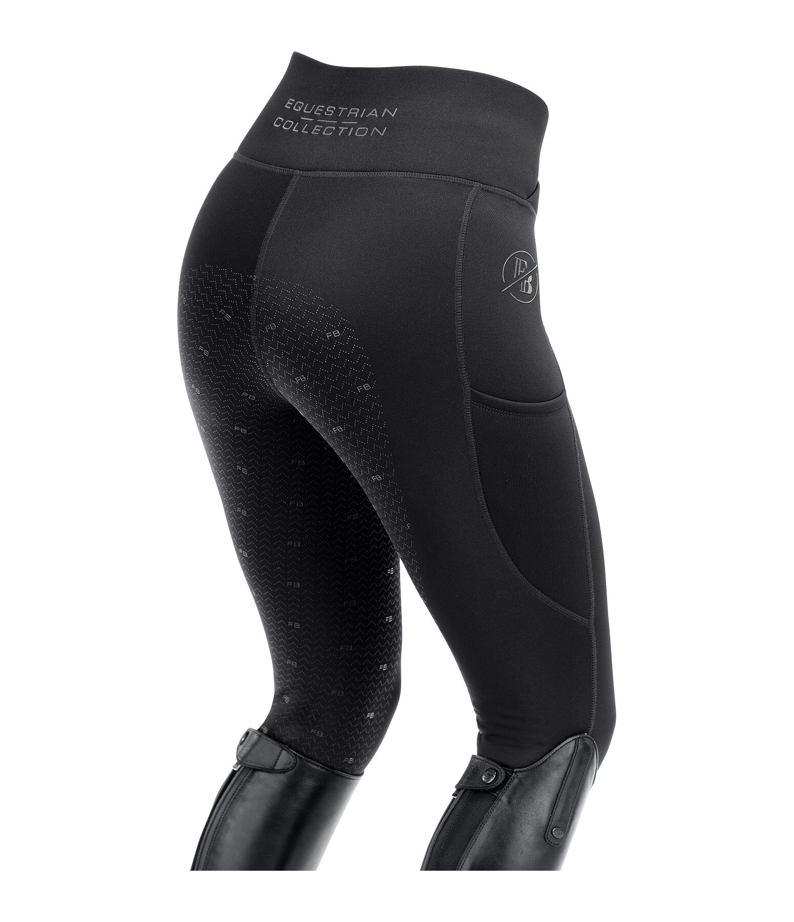 Leggings da equitazione invernali full grip Emilia