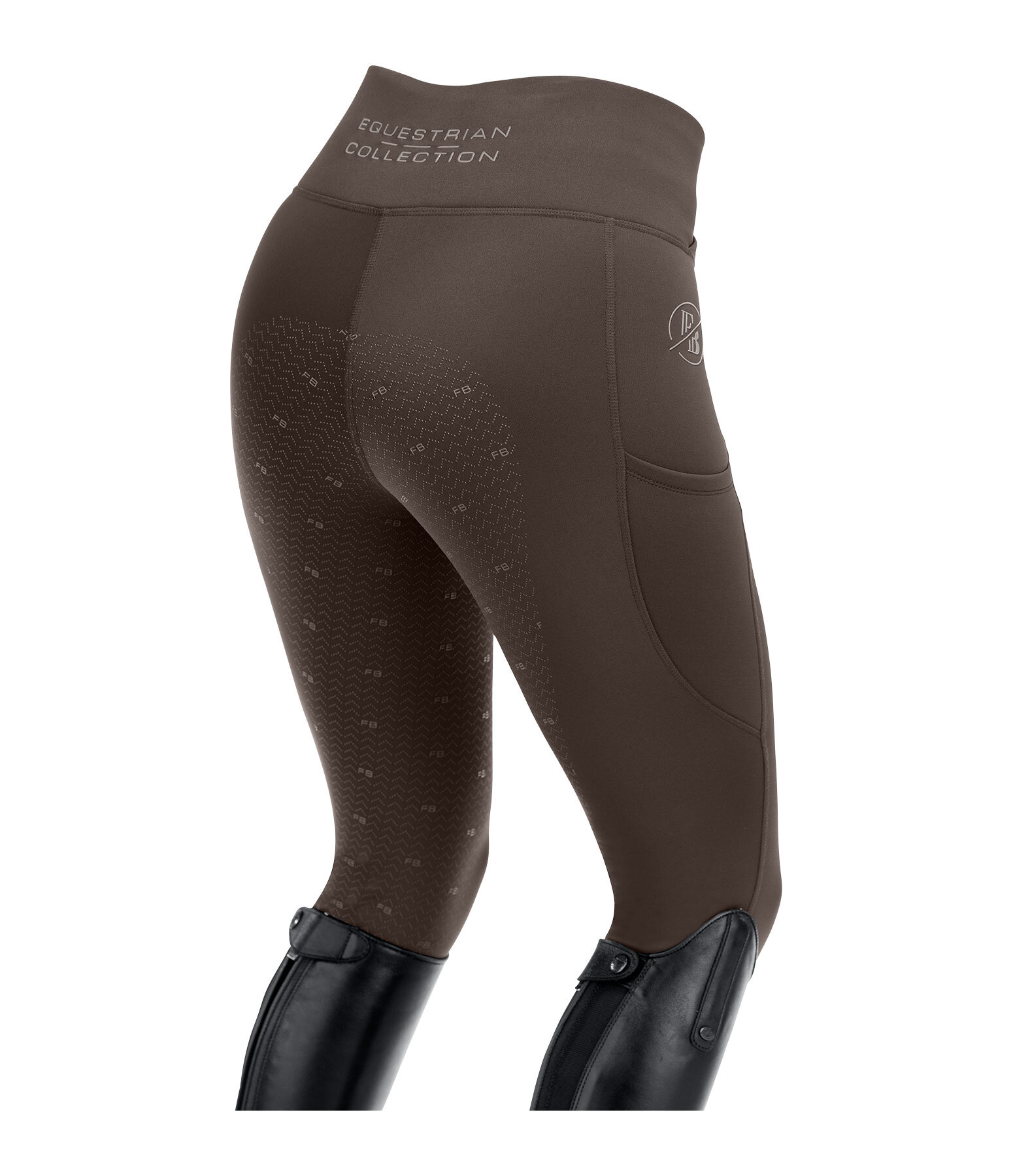 Leggings da equitazione invernali full grip Emilia