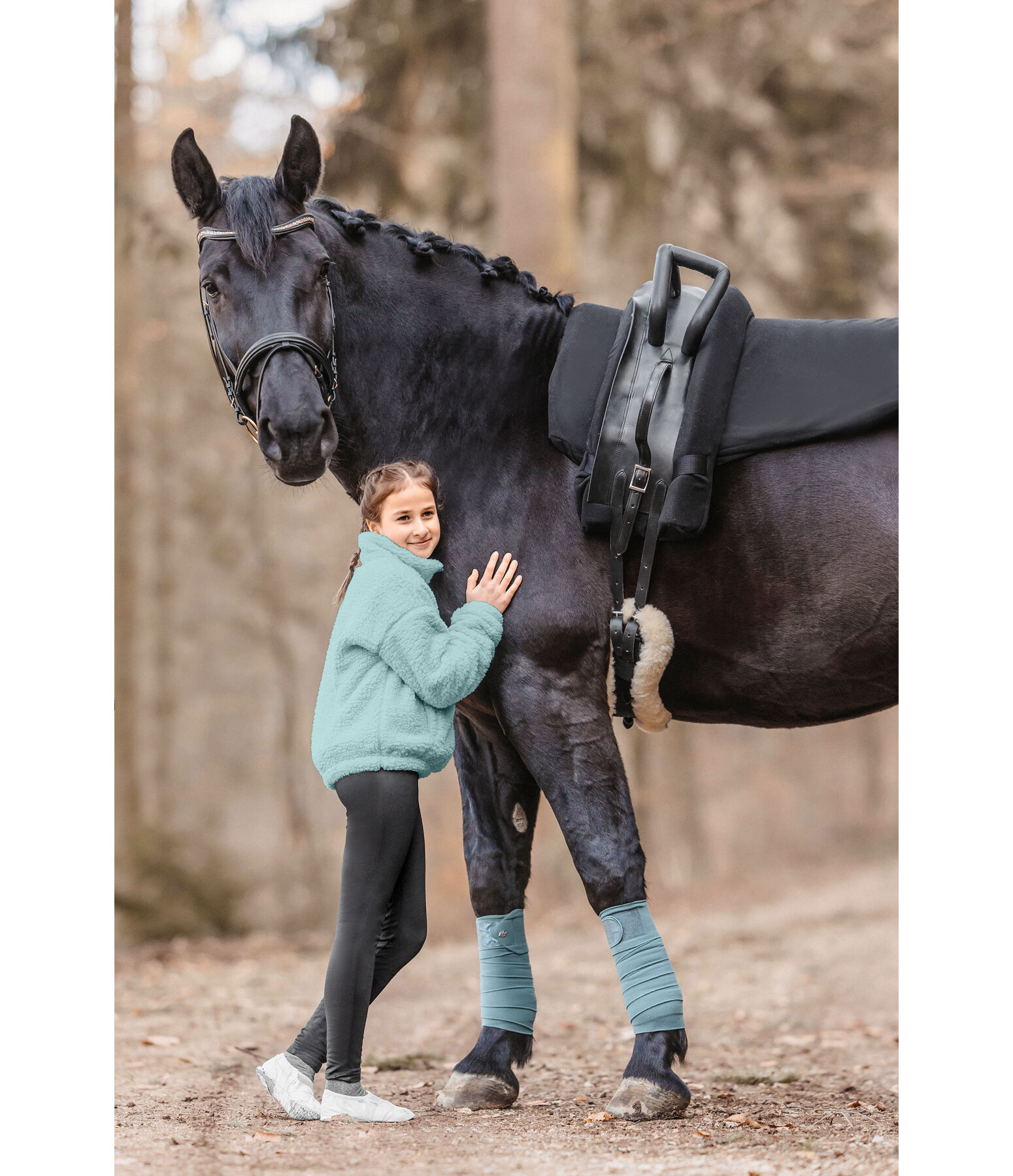 Leggings da volteggio termici per bambini e ragazzi Basic