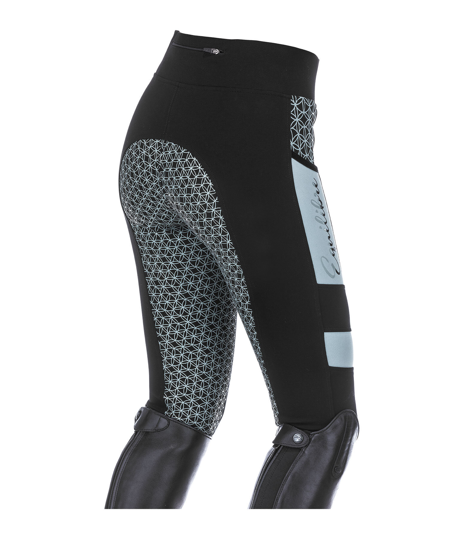 Leggings da equitazione termici full grip ber bambini ira