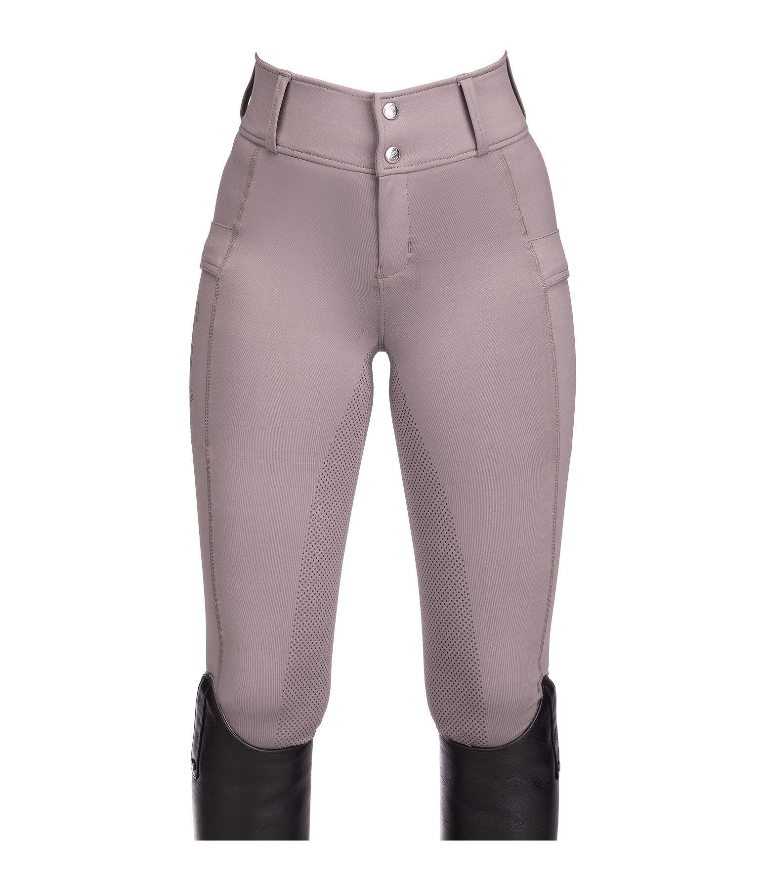 Pantaloni da equitazione hybrid full grip per bambini Ilva