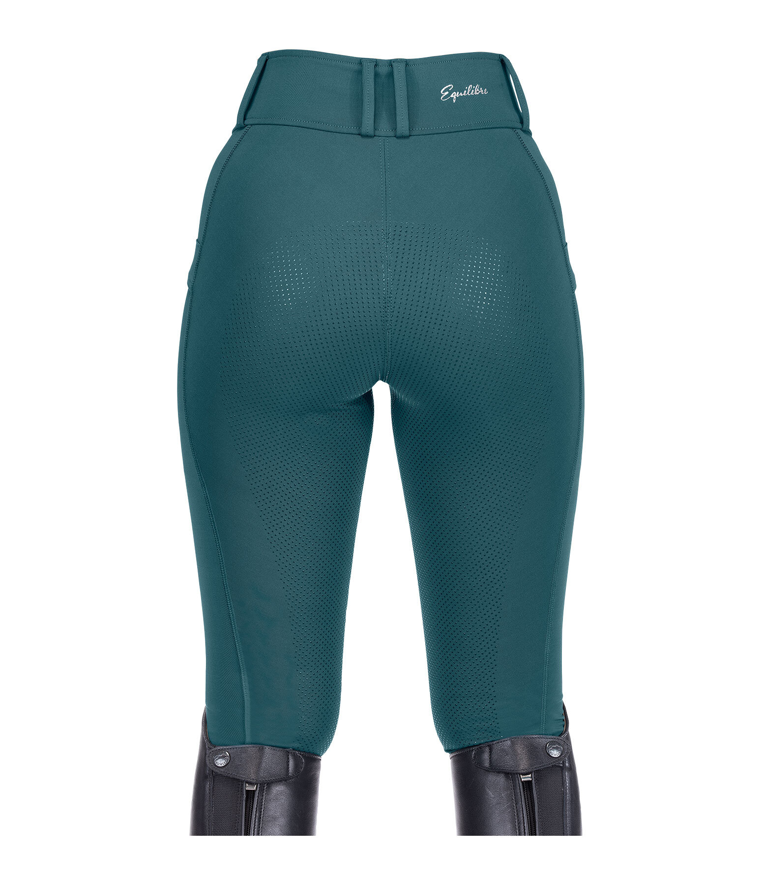 Pantaloni da equitazione hybrid full grip per bambini Ilva