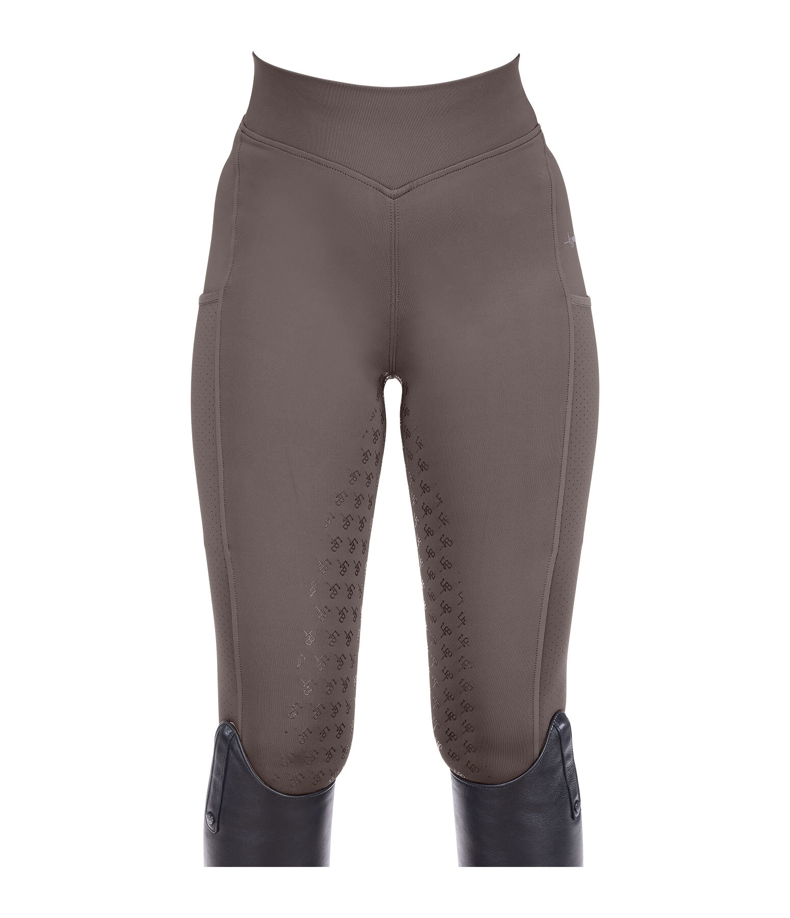 Leggings da equitazione full grip per bambini Laser Cut