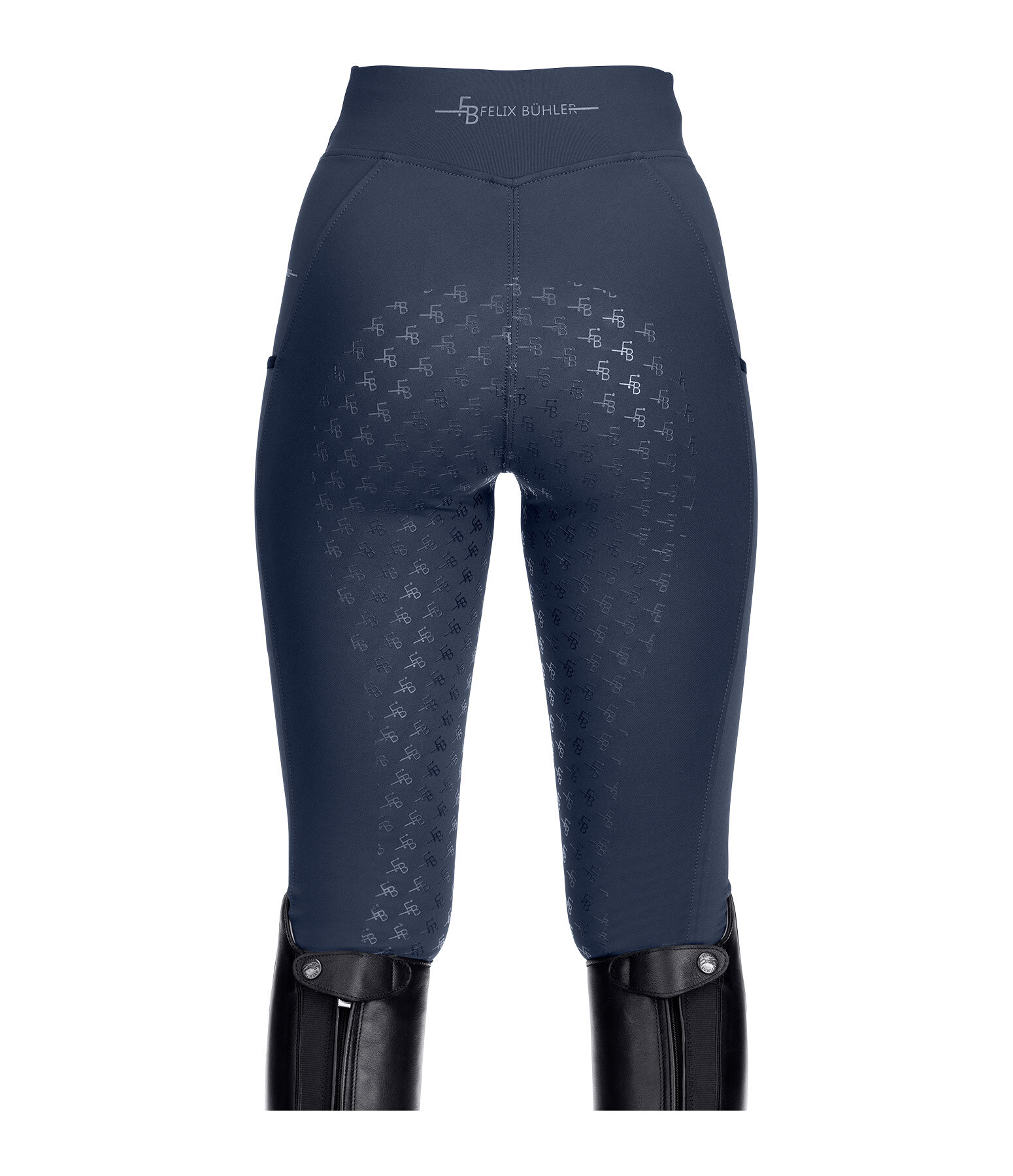 Leggings da equitazione full grip per bambini Laser Cut