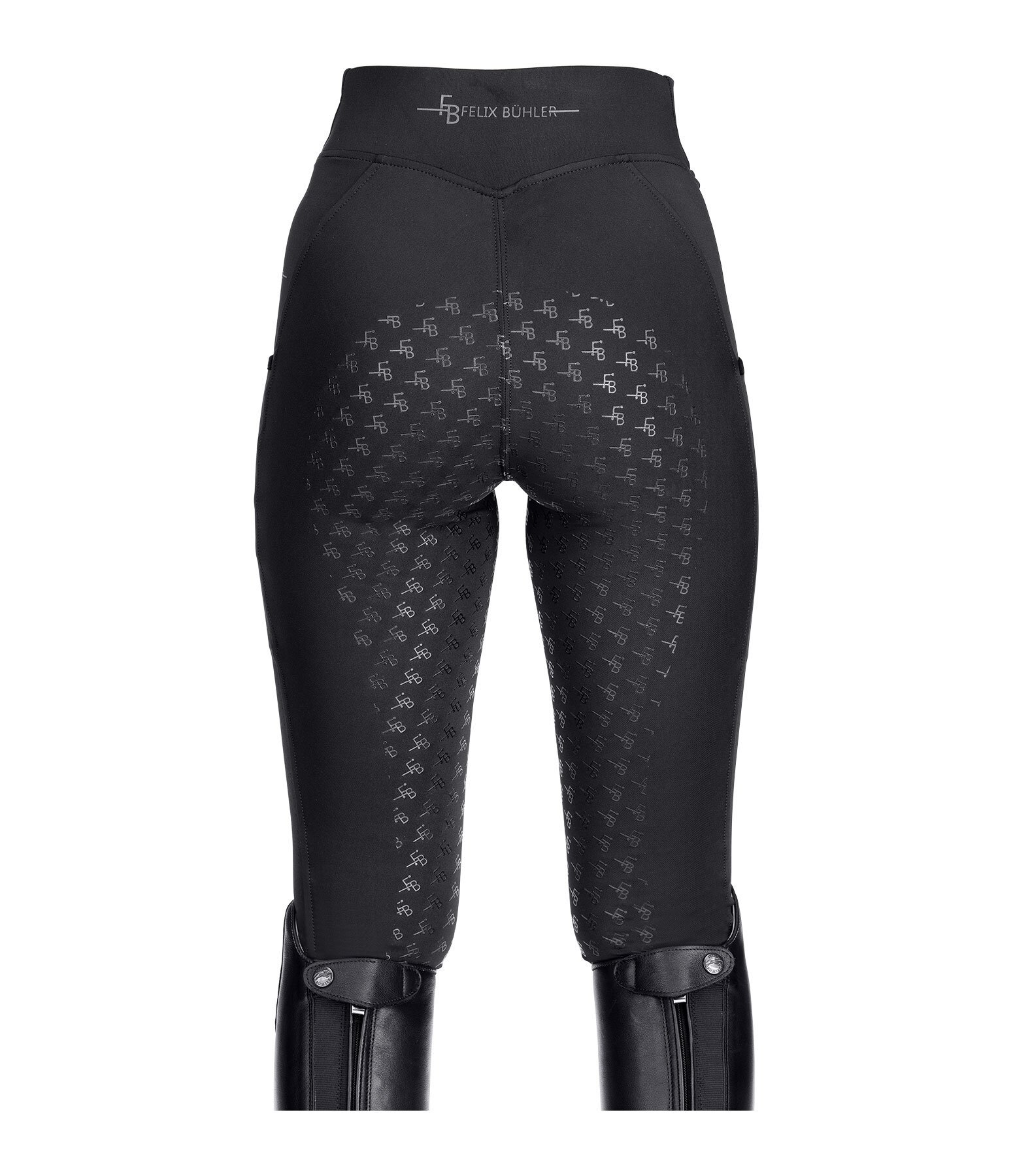 Leggings da equitazione full grip per bambini Laser Cut