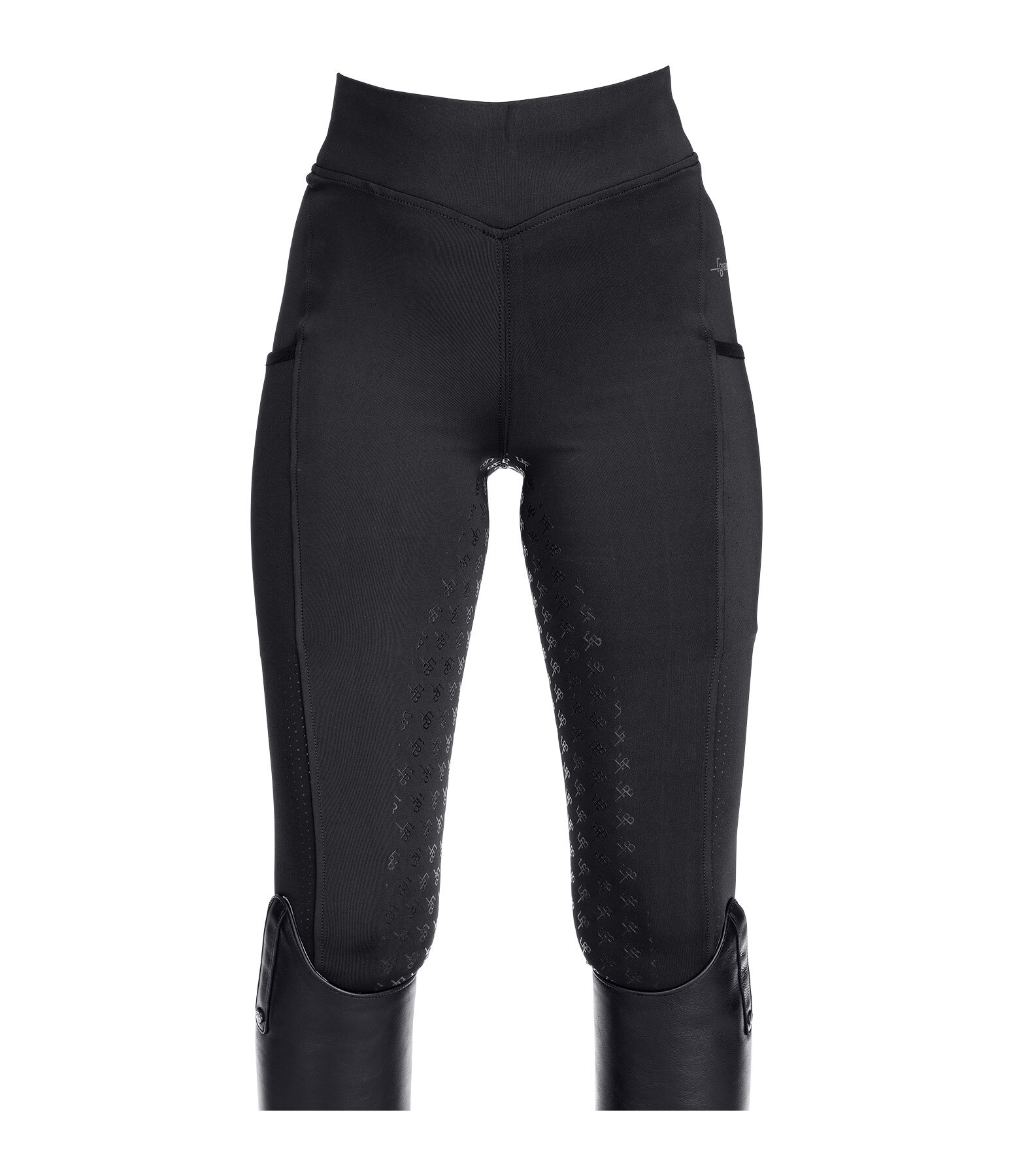 Leggings da equitazione full grip per bambini Laser Cut