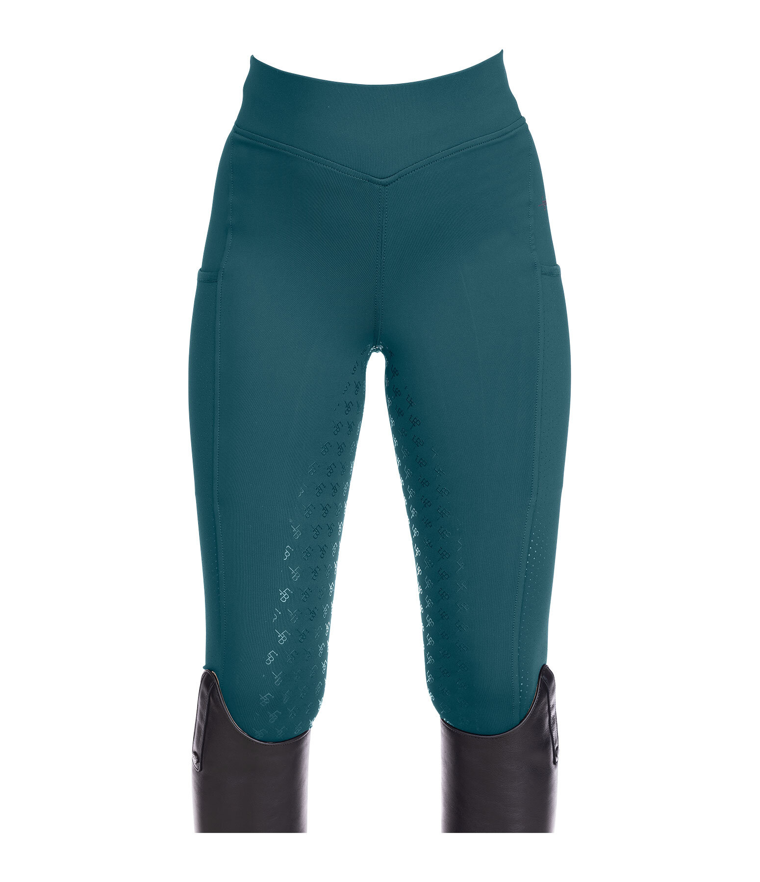 Leggings da equitazione full grip per bambini Laser Cut