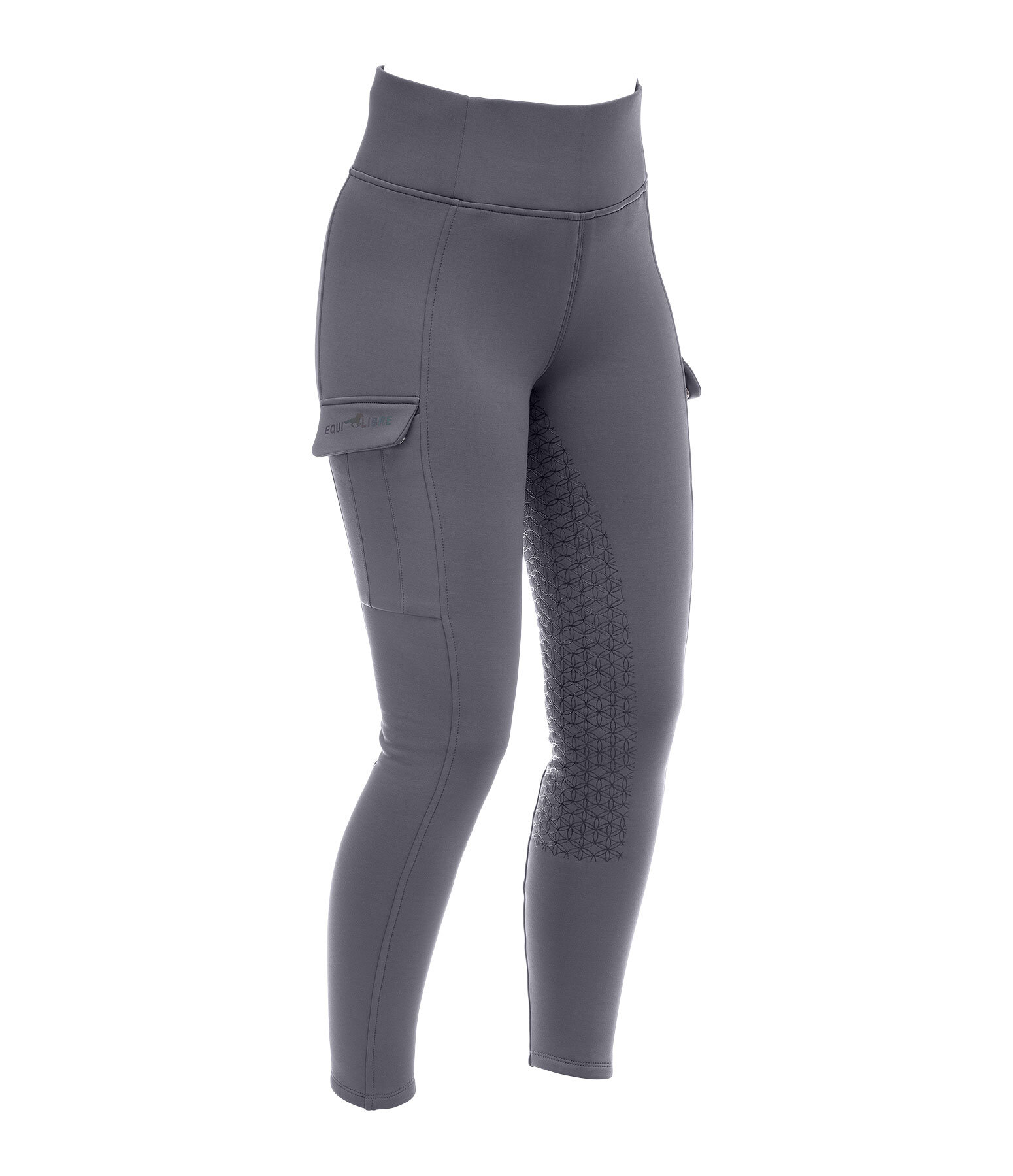 Equilibre Leggings da equitazione termici a vita alta per bambini Lio