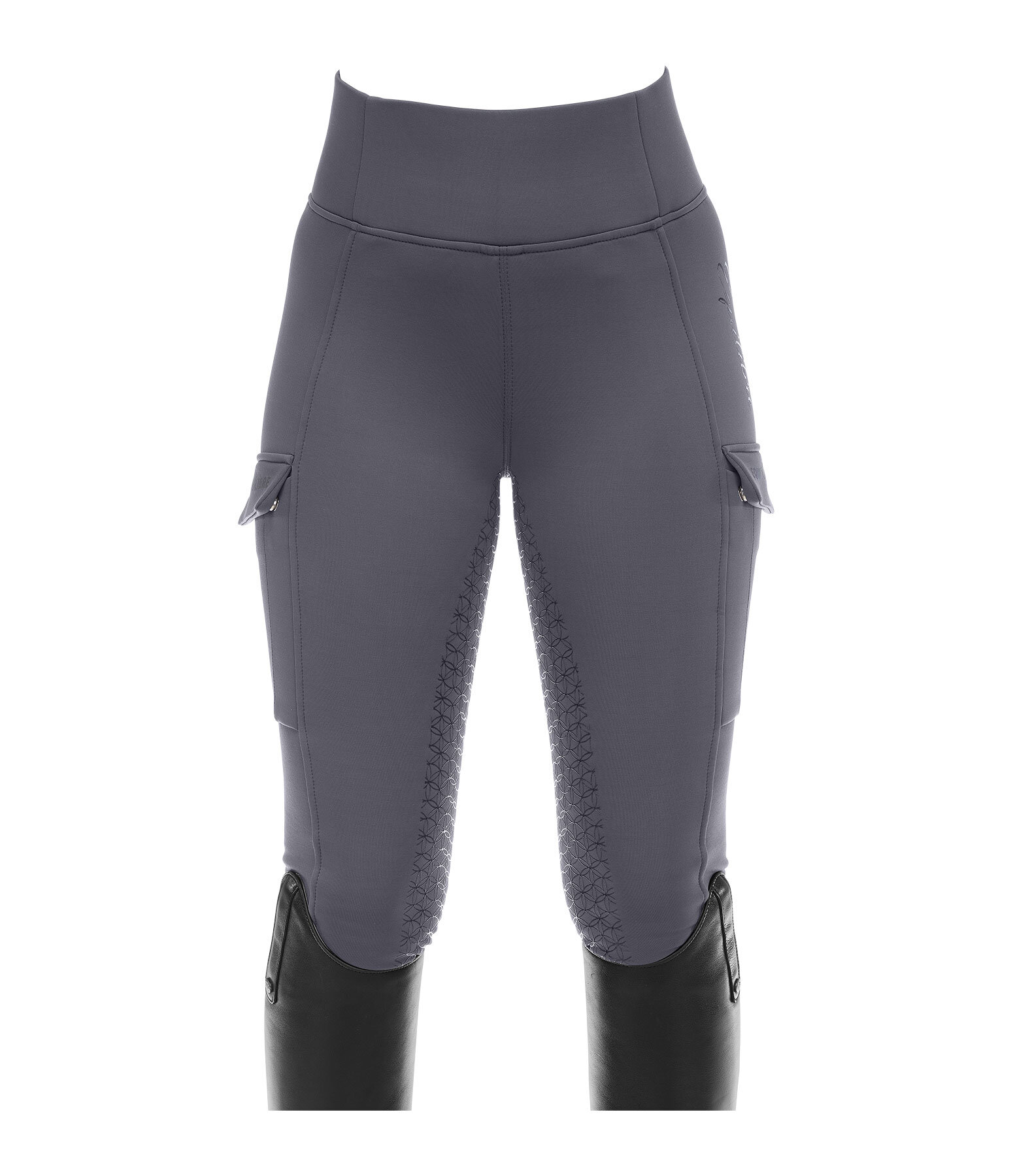 Equilibre Leggings da equitazione termici a vita alta per bambini Lio