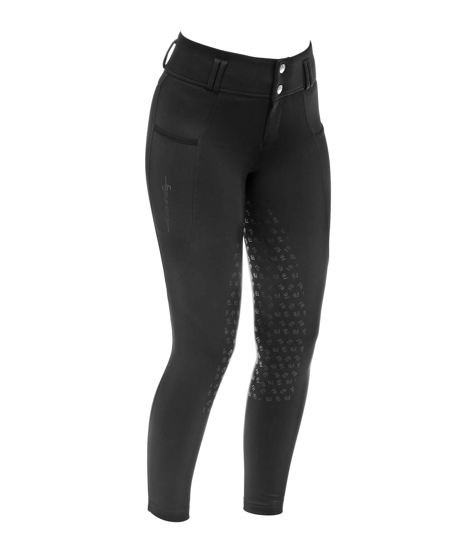 Pantaloni da equitazione termici full grip per bambini Lovis