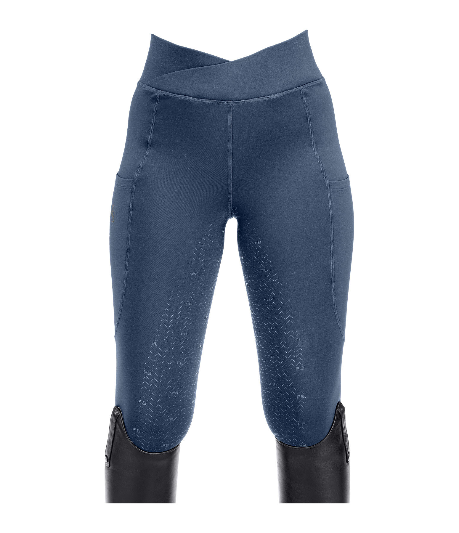 Leggings da equitazione termici full grip per bambini Lima II