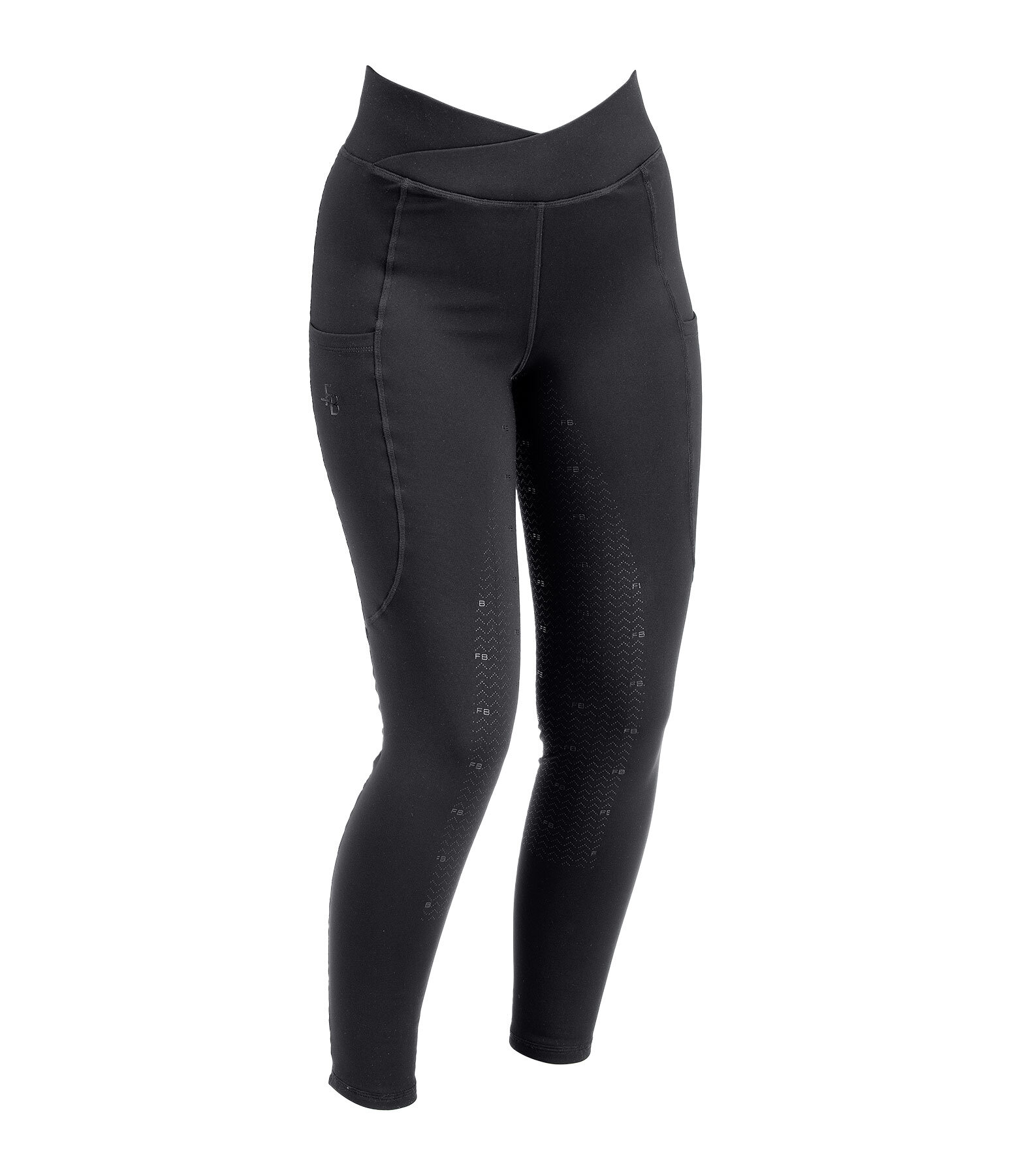 Leggings da equitazione termici full grip per bambini Lima II