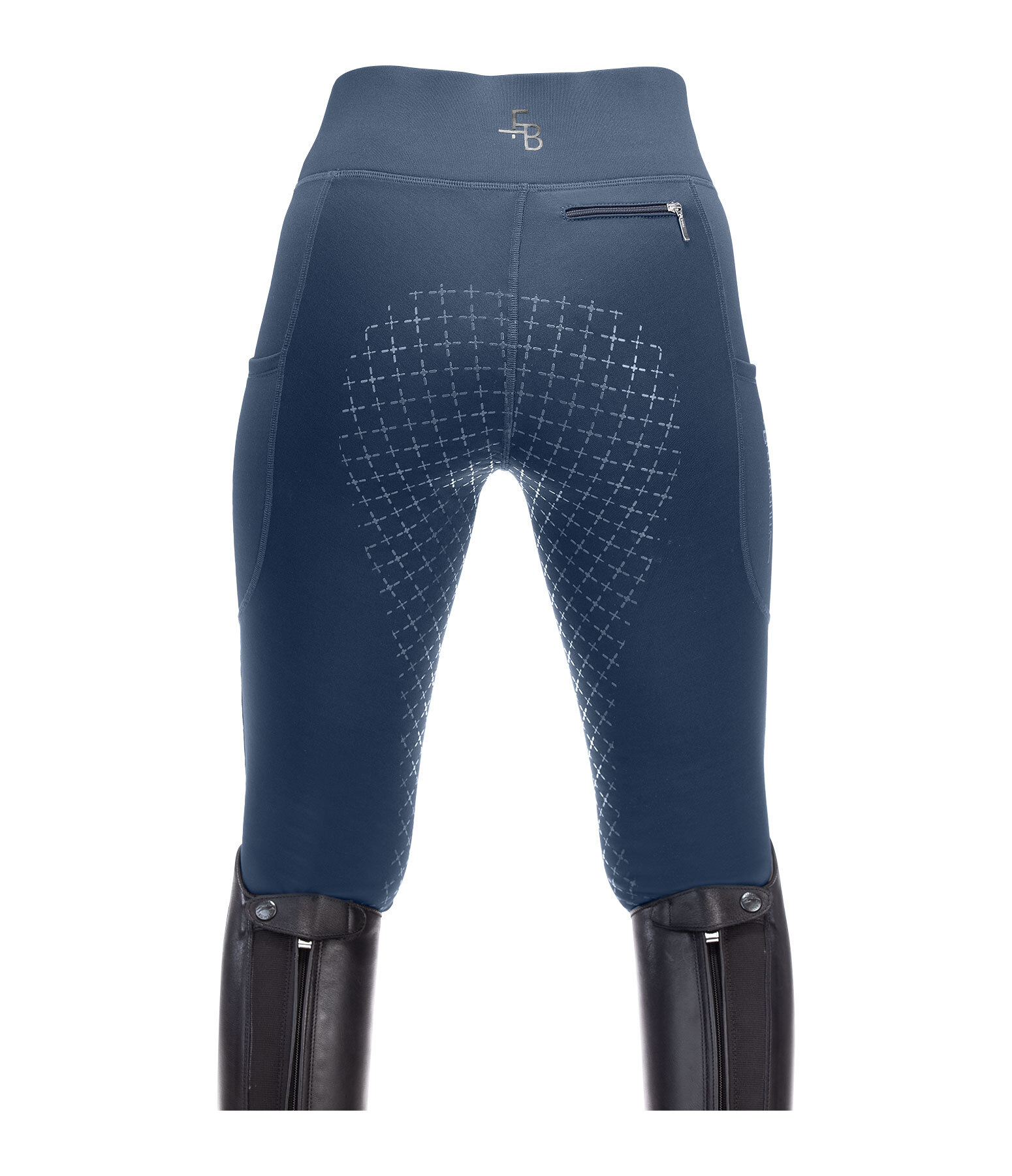 Leggings da equitazione termici full grip per bambini Lene
