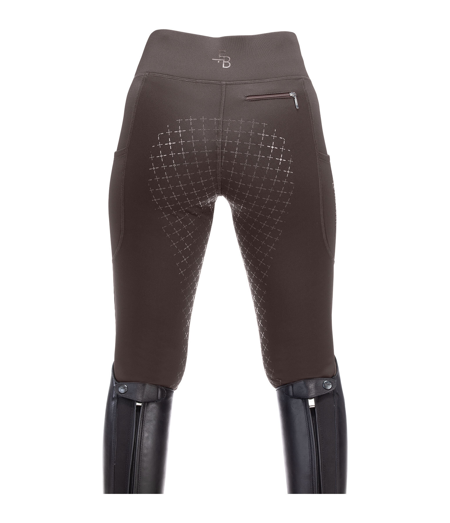 Leggings da equitazione termici full grip per bambini Lene