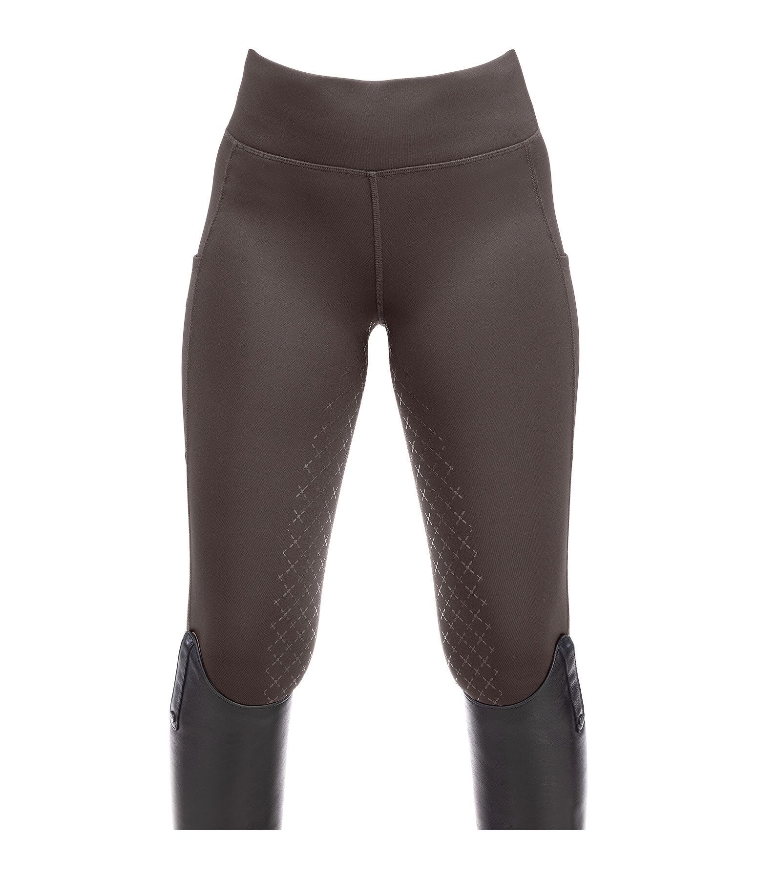 Leggings da equitazione termici full grip per bambini Lene