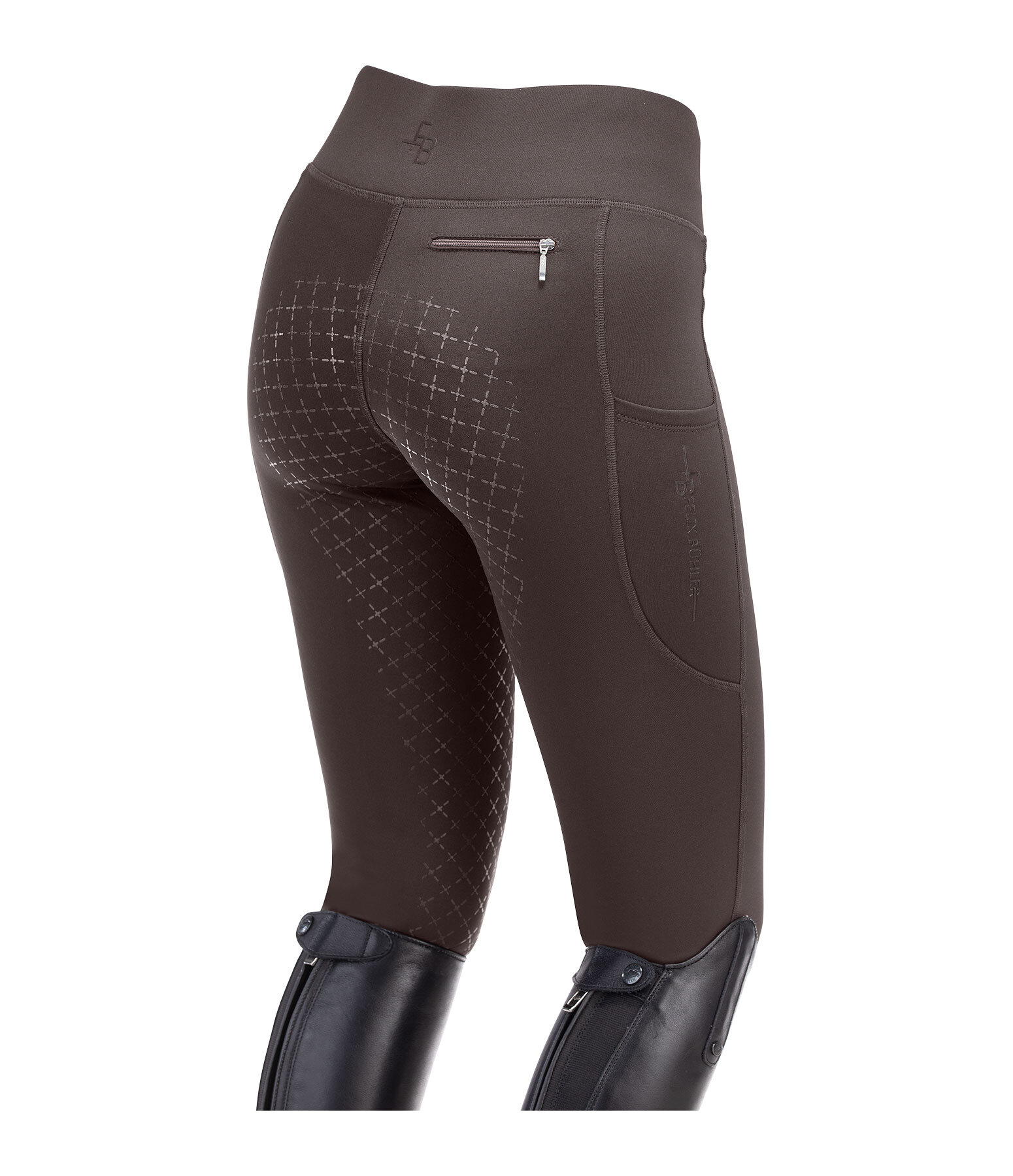 Leggings da equitazione termici full grip per bambini Lene