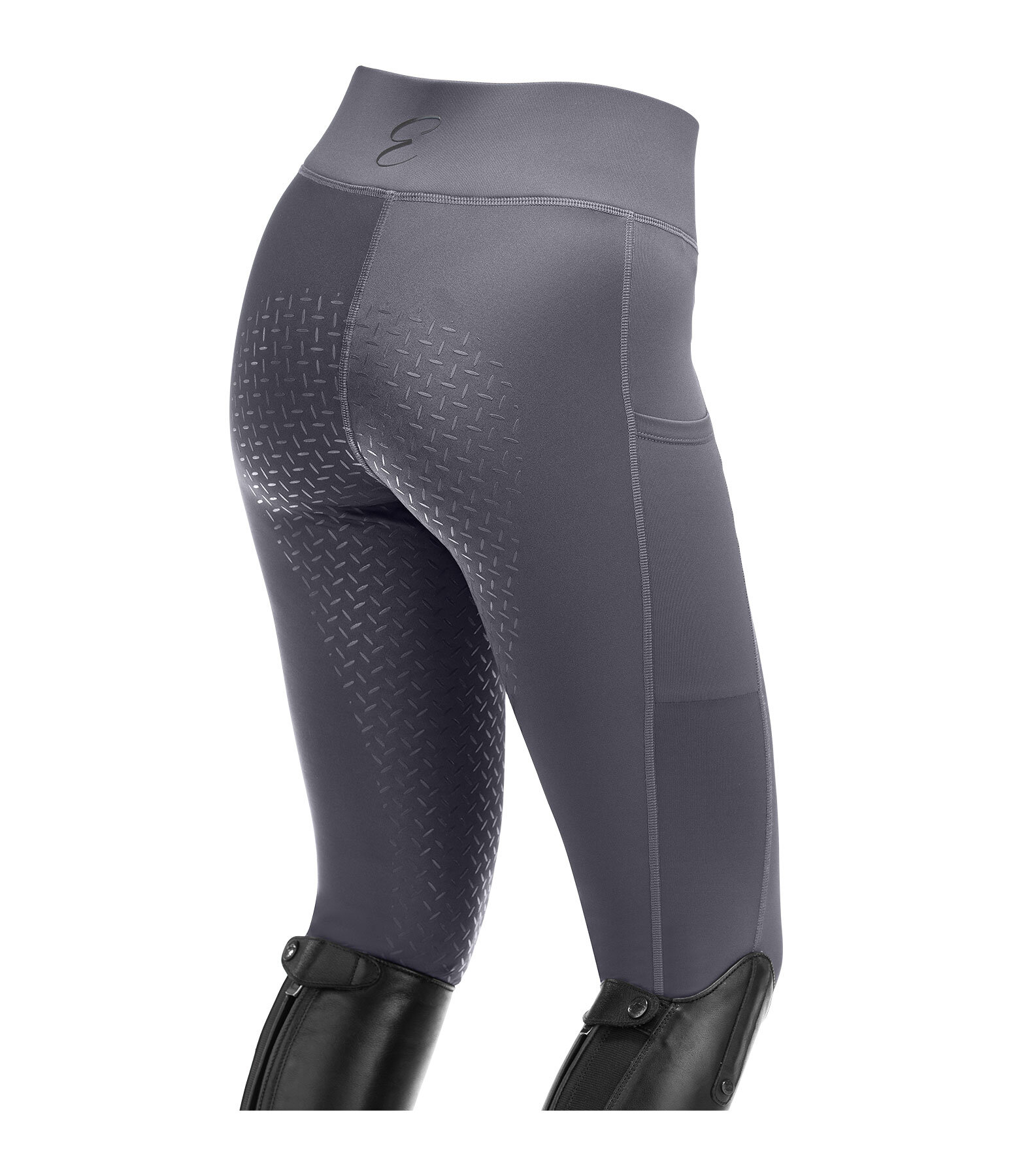 Leggings da equitazione termici full grip per bambini Elina