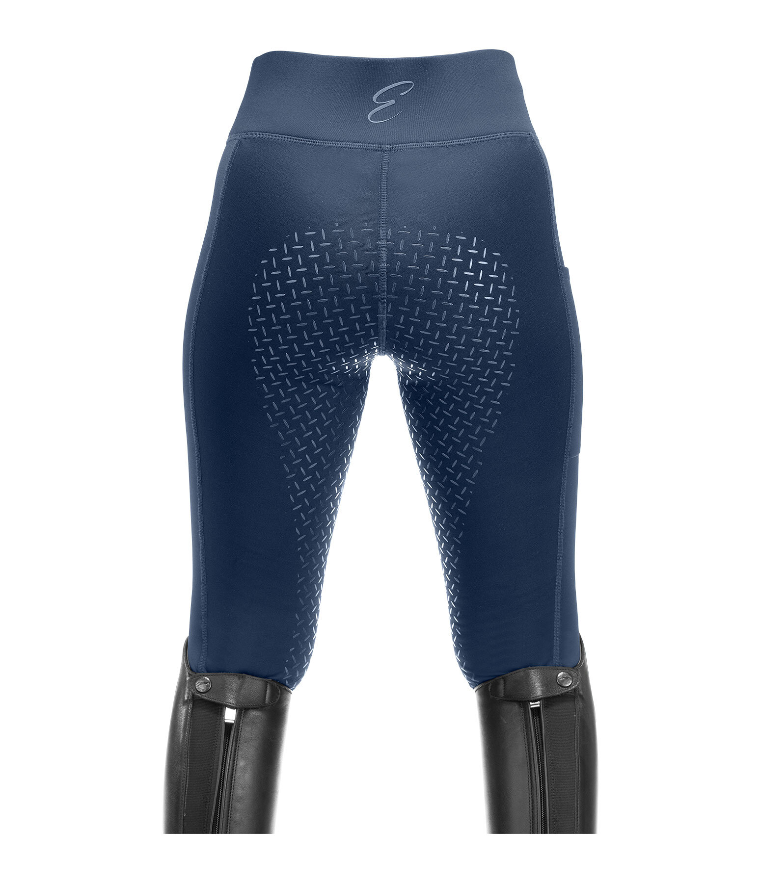 Leggings da equitazione termici full grip per bambini Elina