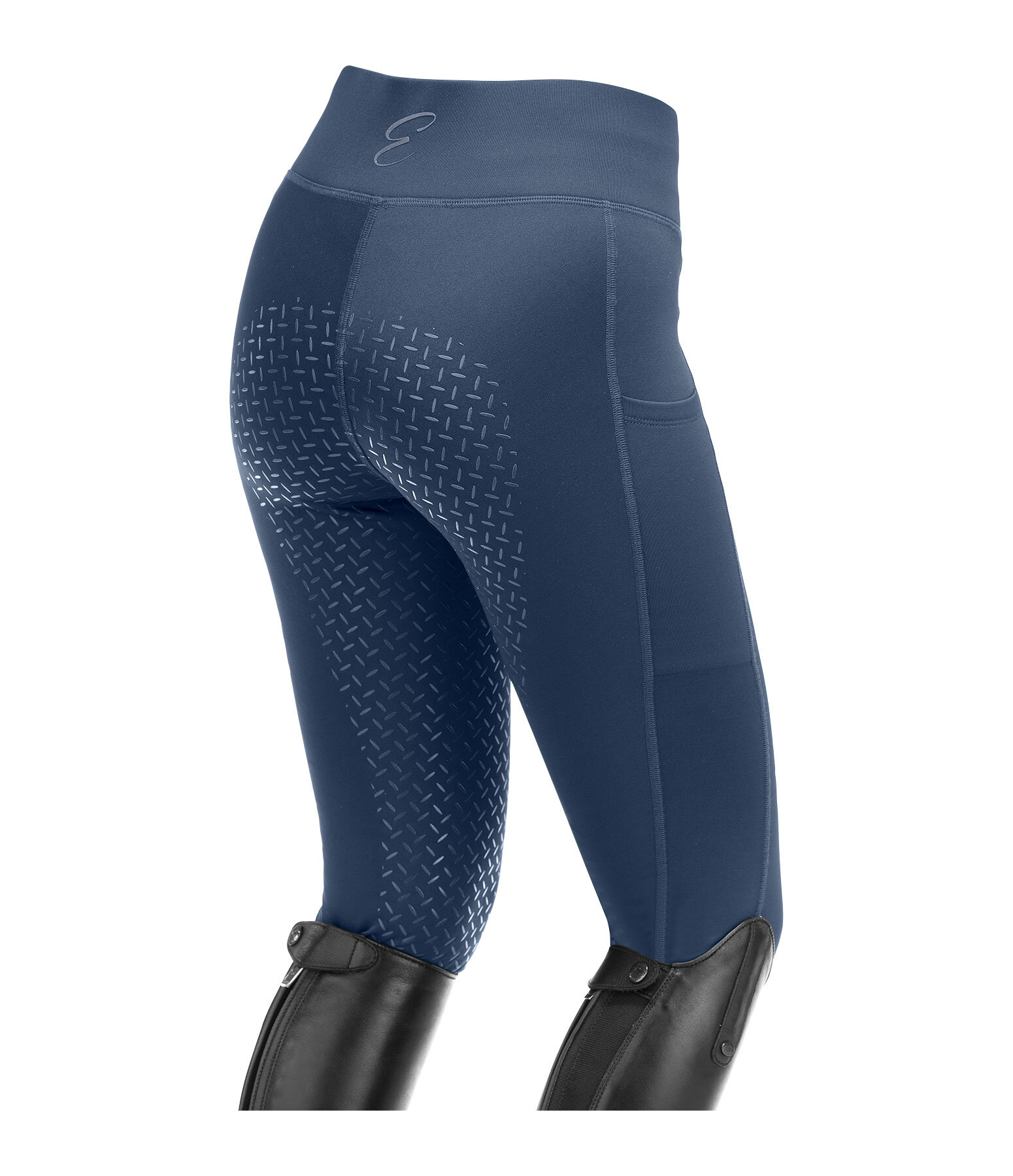 Leggings da equitazione termici full grip per bambini Elina