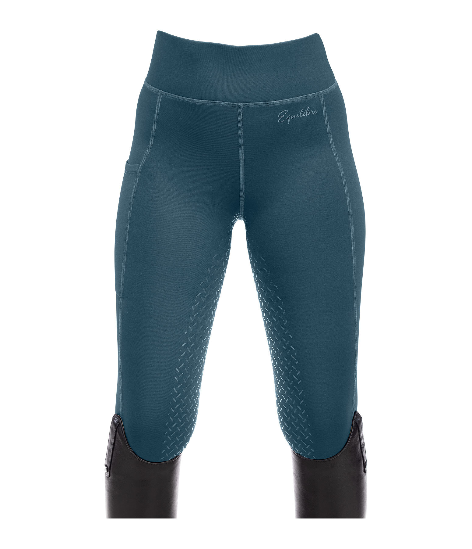 Leggings da equitazione termici full grip per bambini Elina