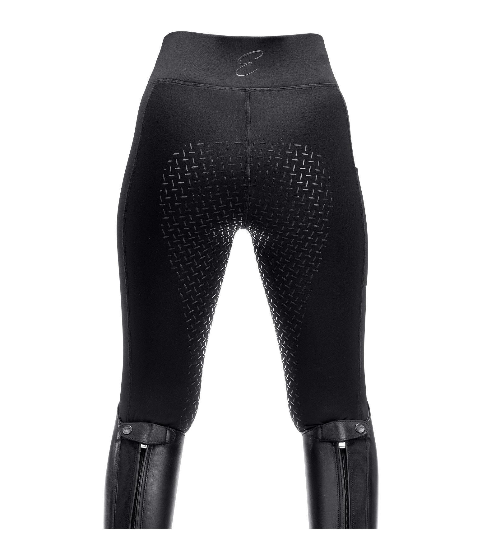 Leggings da equitazione termici full grip per bambini Elina