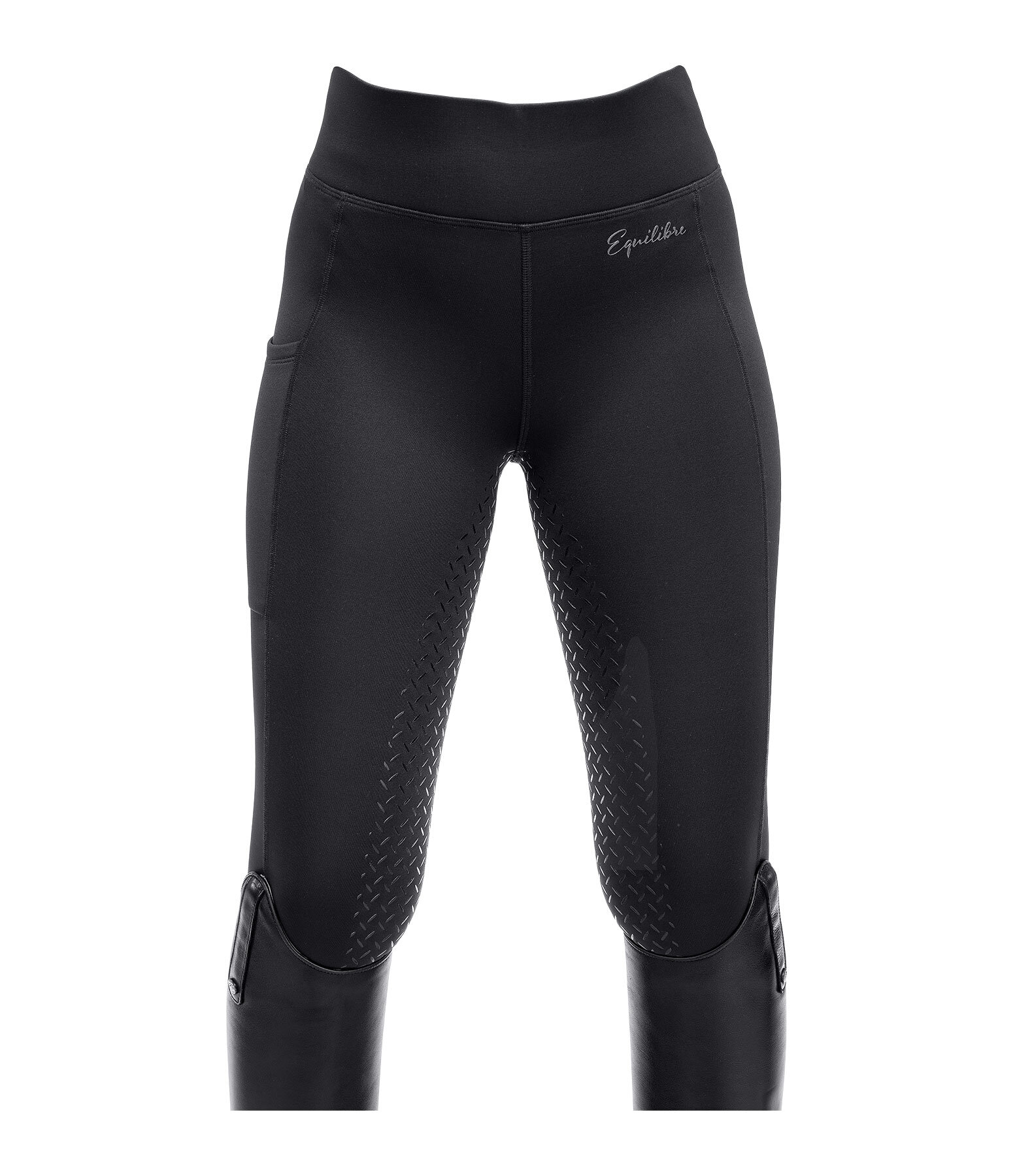 Leggings da equitazione termici full grip per bambini Elina