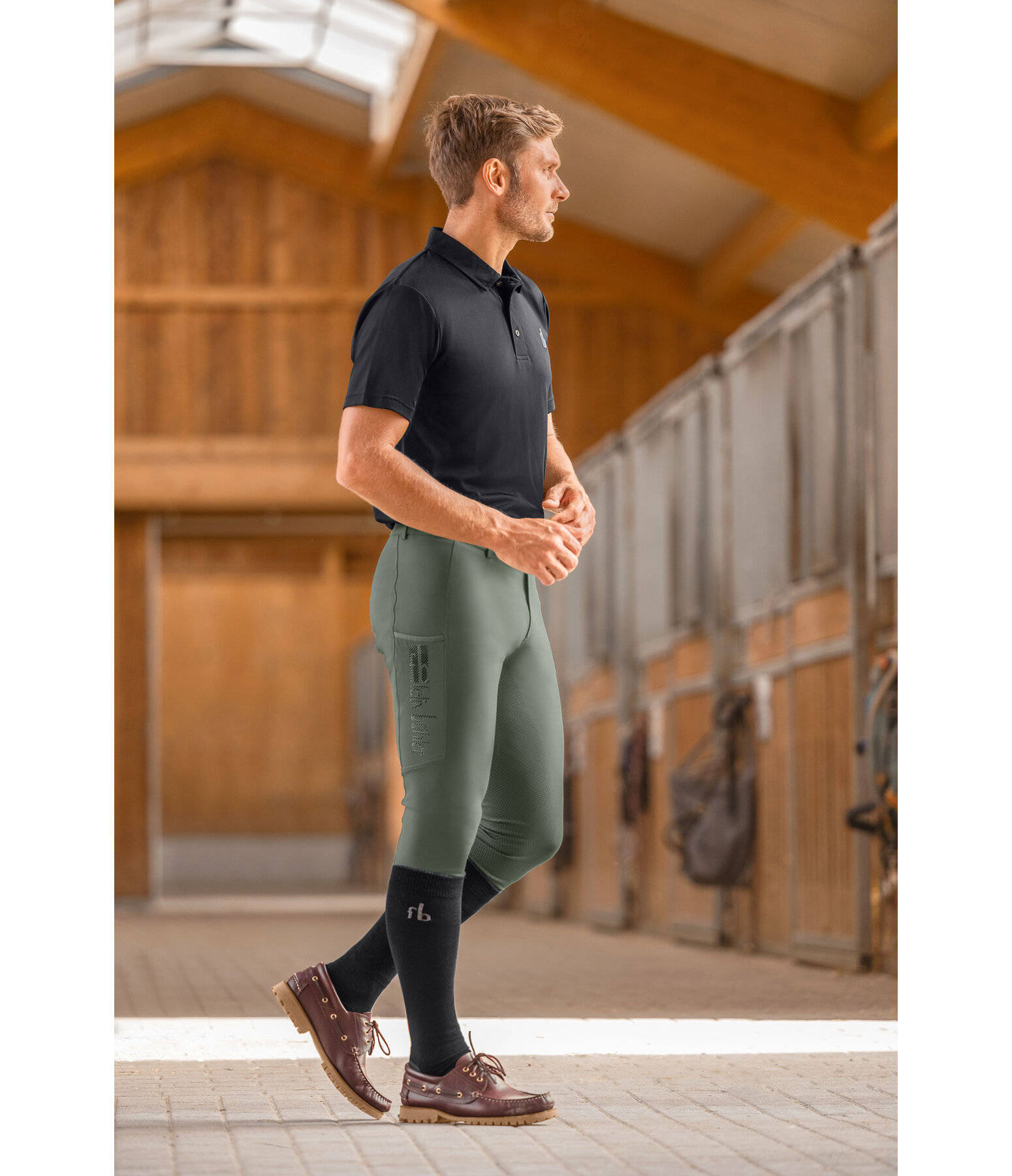 Leggings da equitazione slim fit da uomo full grip Frisco