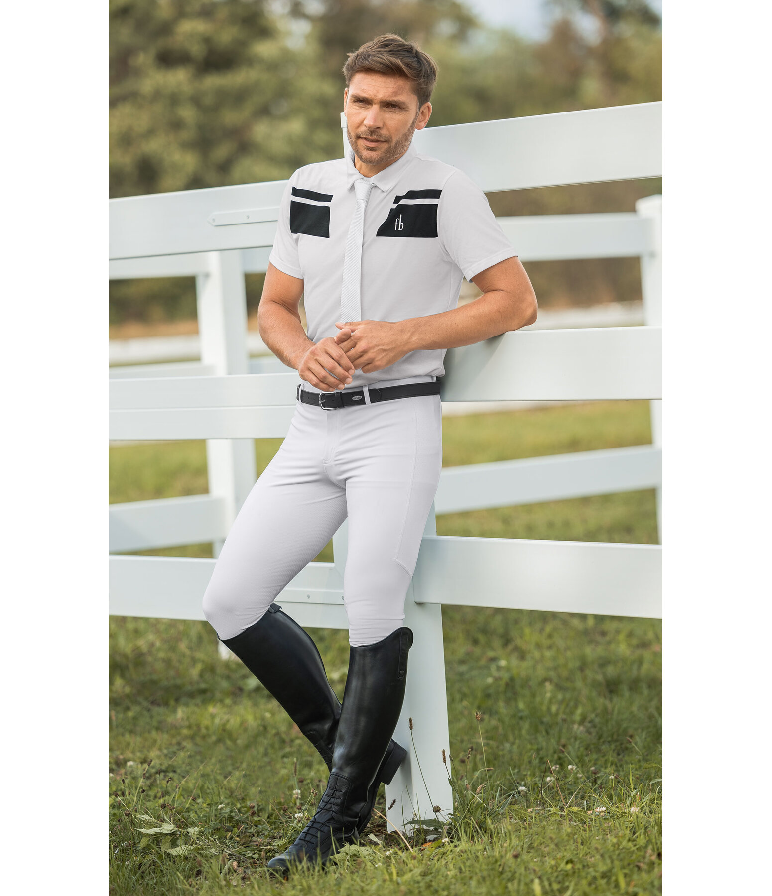 Pantaloni da equitazione hybrid da uomo full grip Tacoma