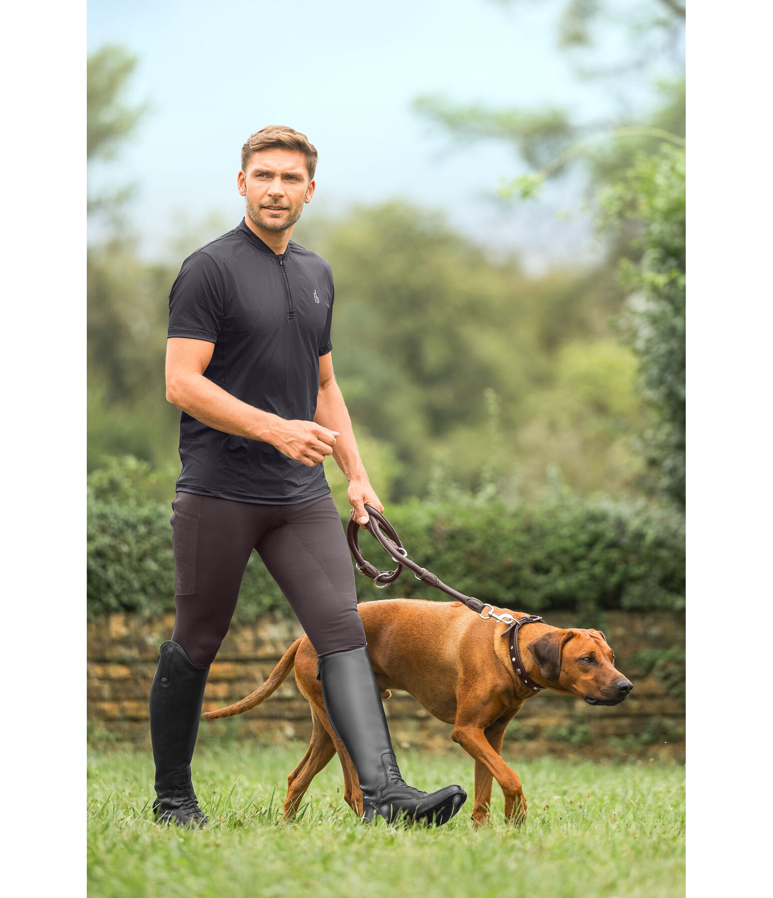 Pantaloni da equitazione hybrid da uomo full grip Tacoma