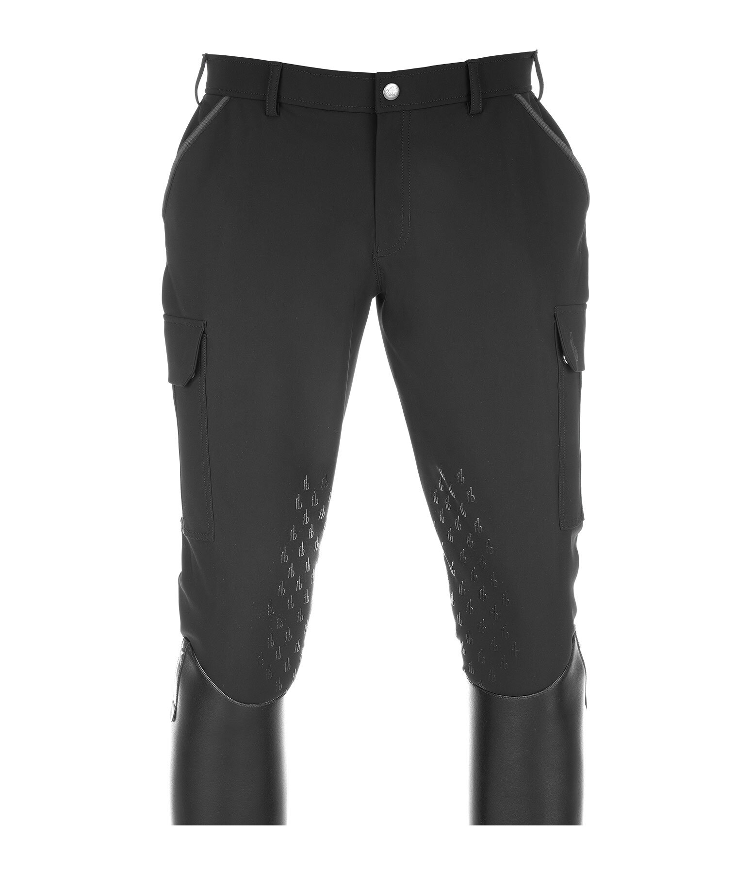 Pantaloni da equitazione hybrid da uomo con grip al ginocchio Lucas