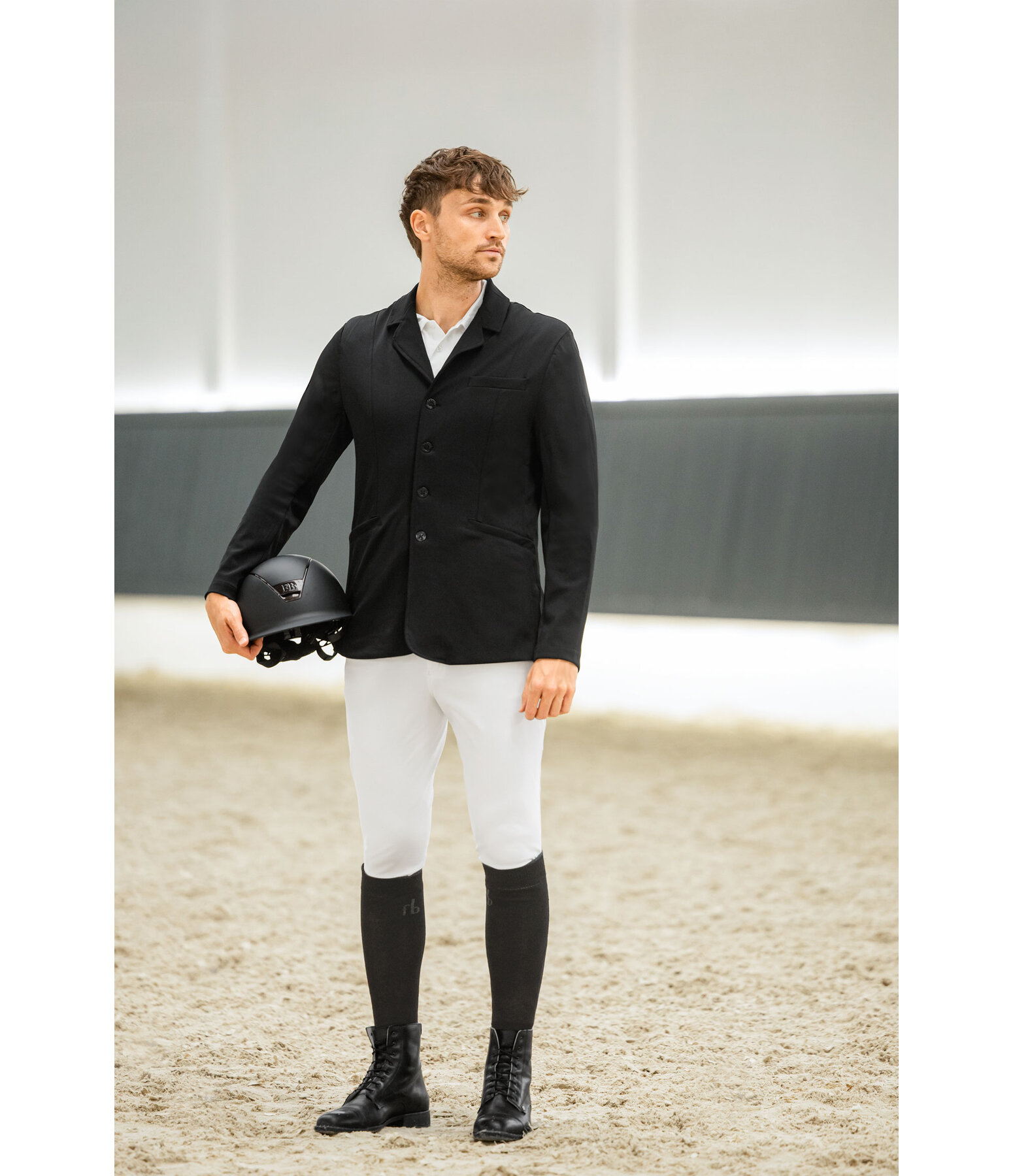 Pantaloni da equitazione da uomo con grip al ginocchio Kairo