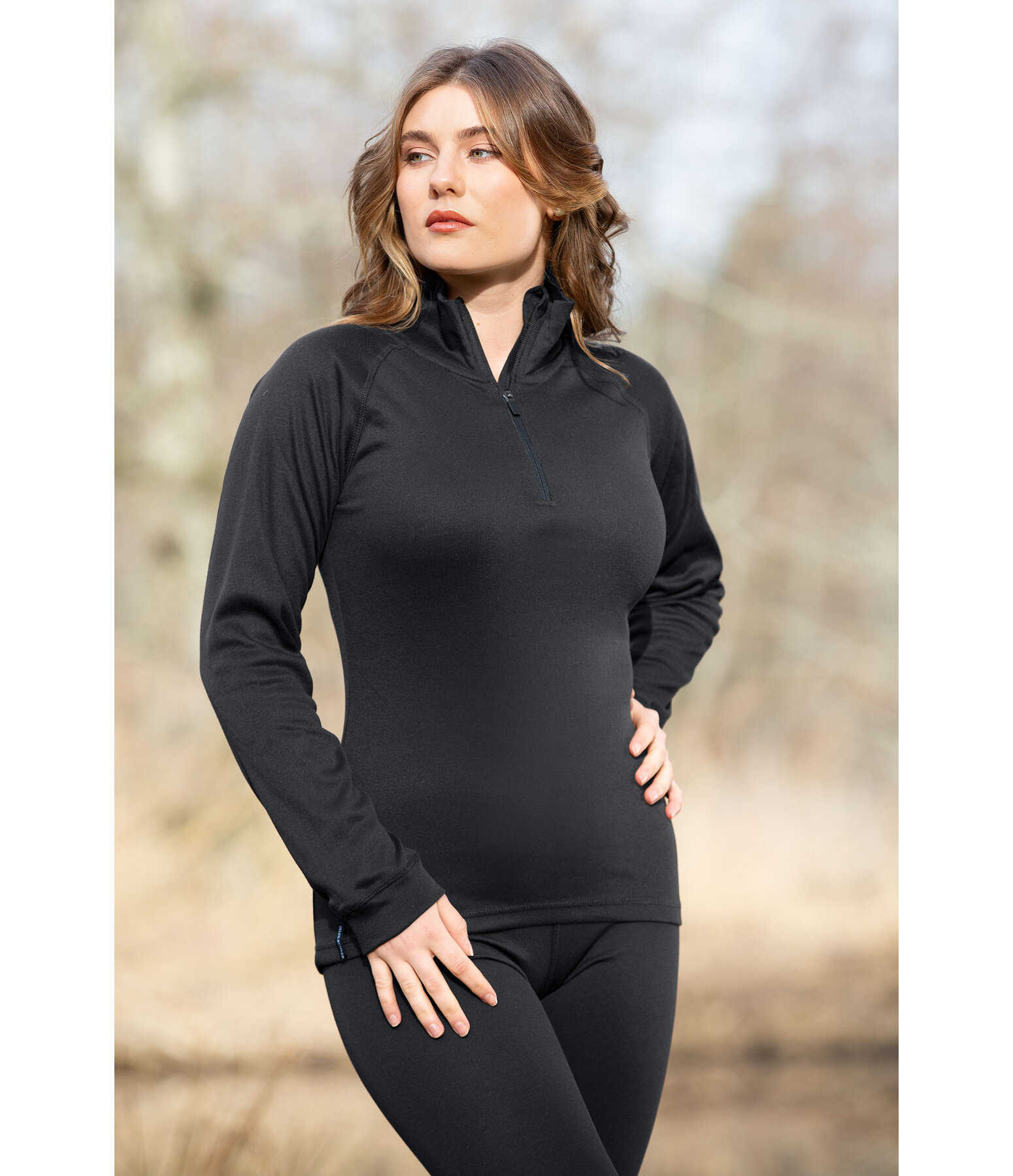 Maglia intima termica con zip Levi Kramer Equitazione