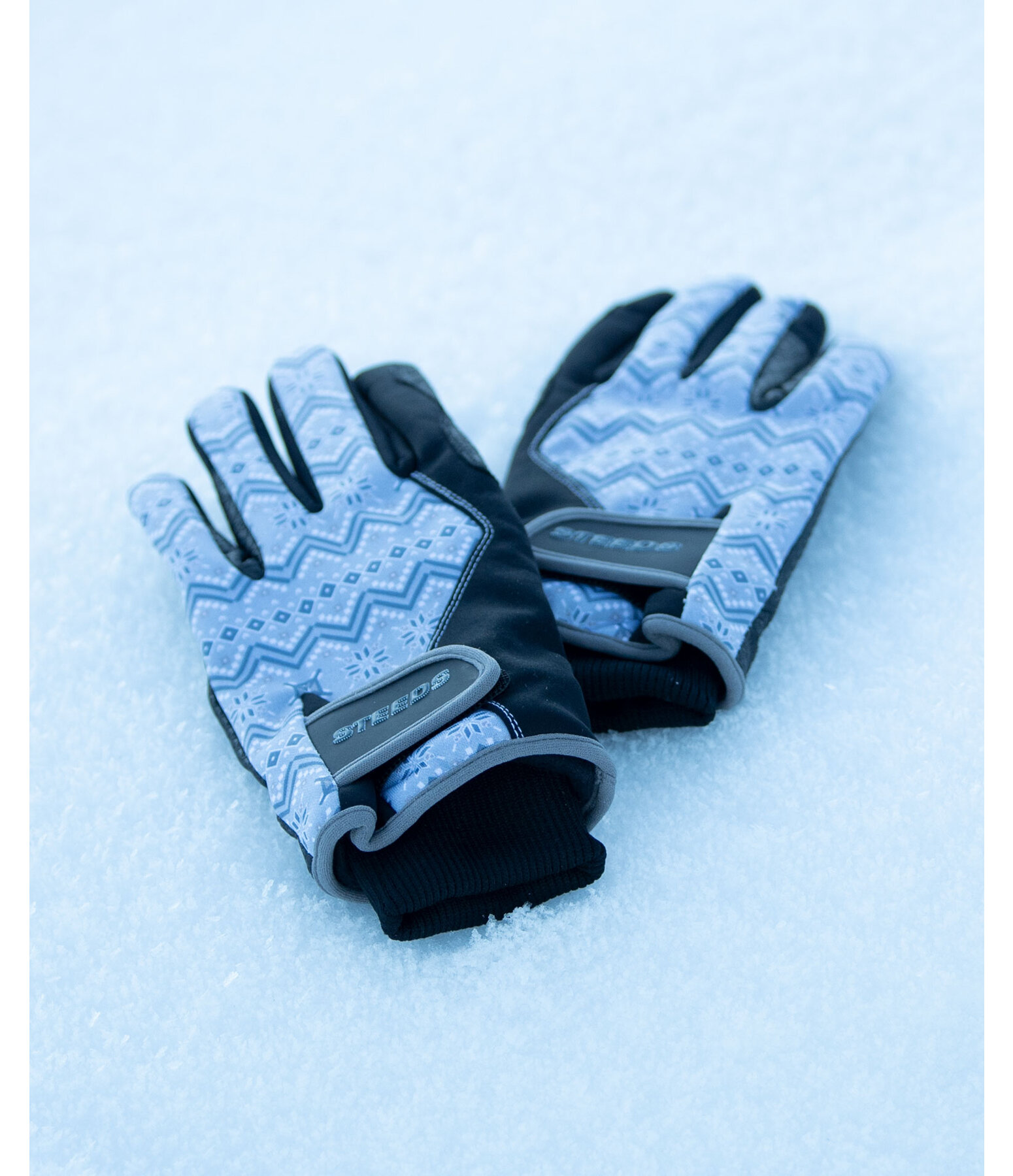 Guanti da equitazione invernali in softshell Steyr