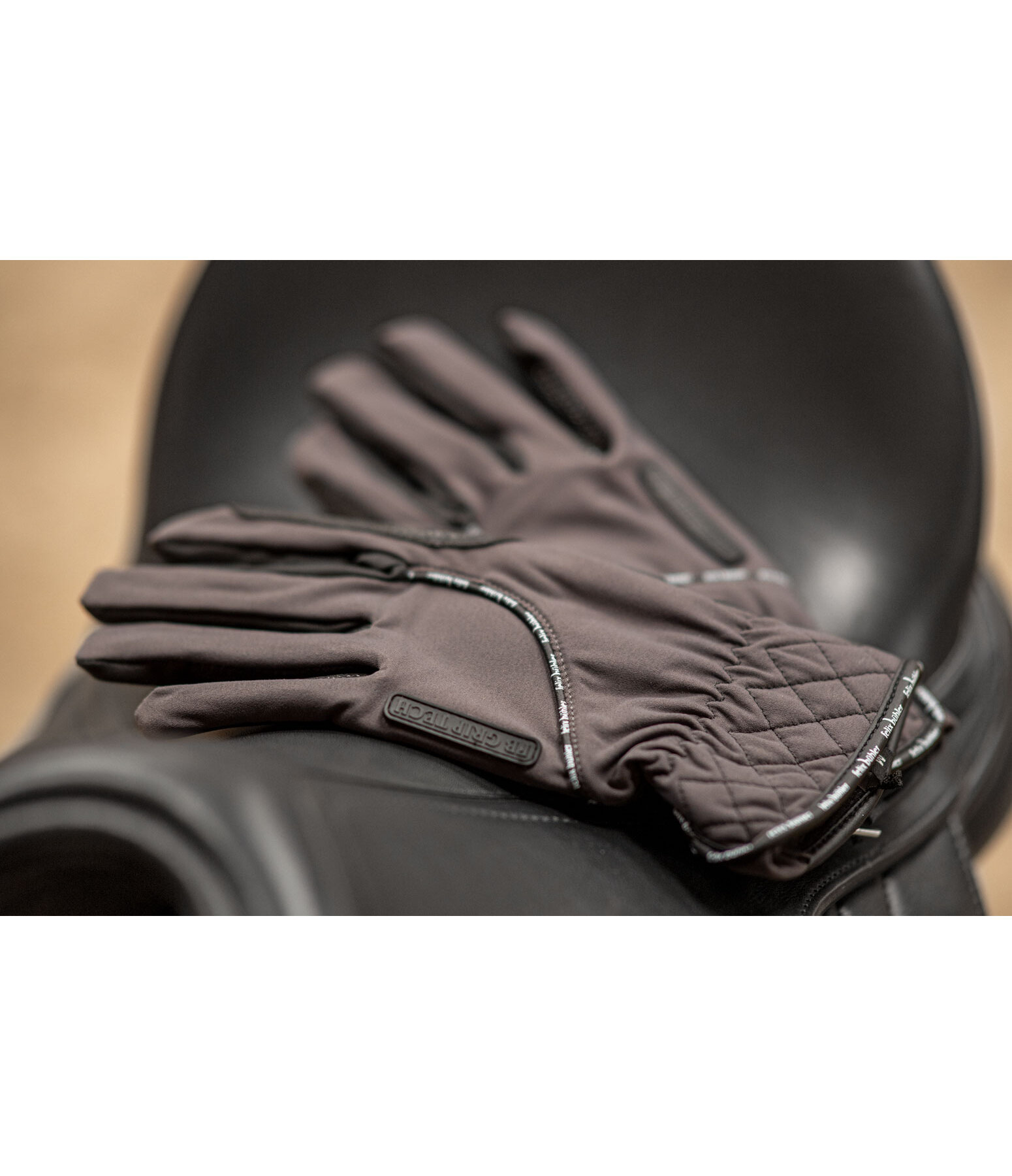 Guanti da equitazione invernali  in softshell Grip Tech