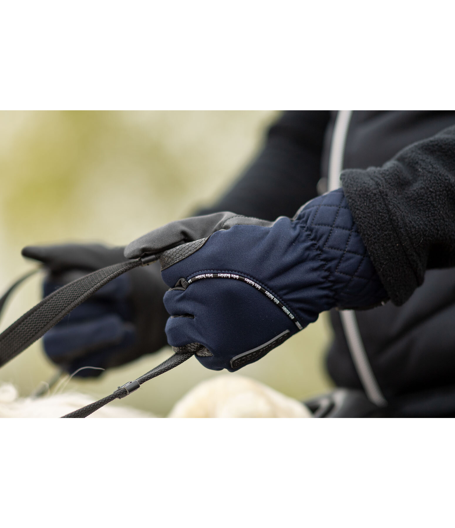 Guanti da equitazione invernali  in softshell Grip Tech