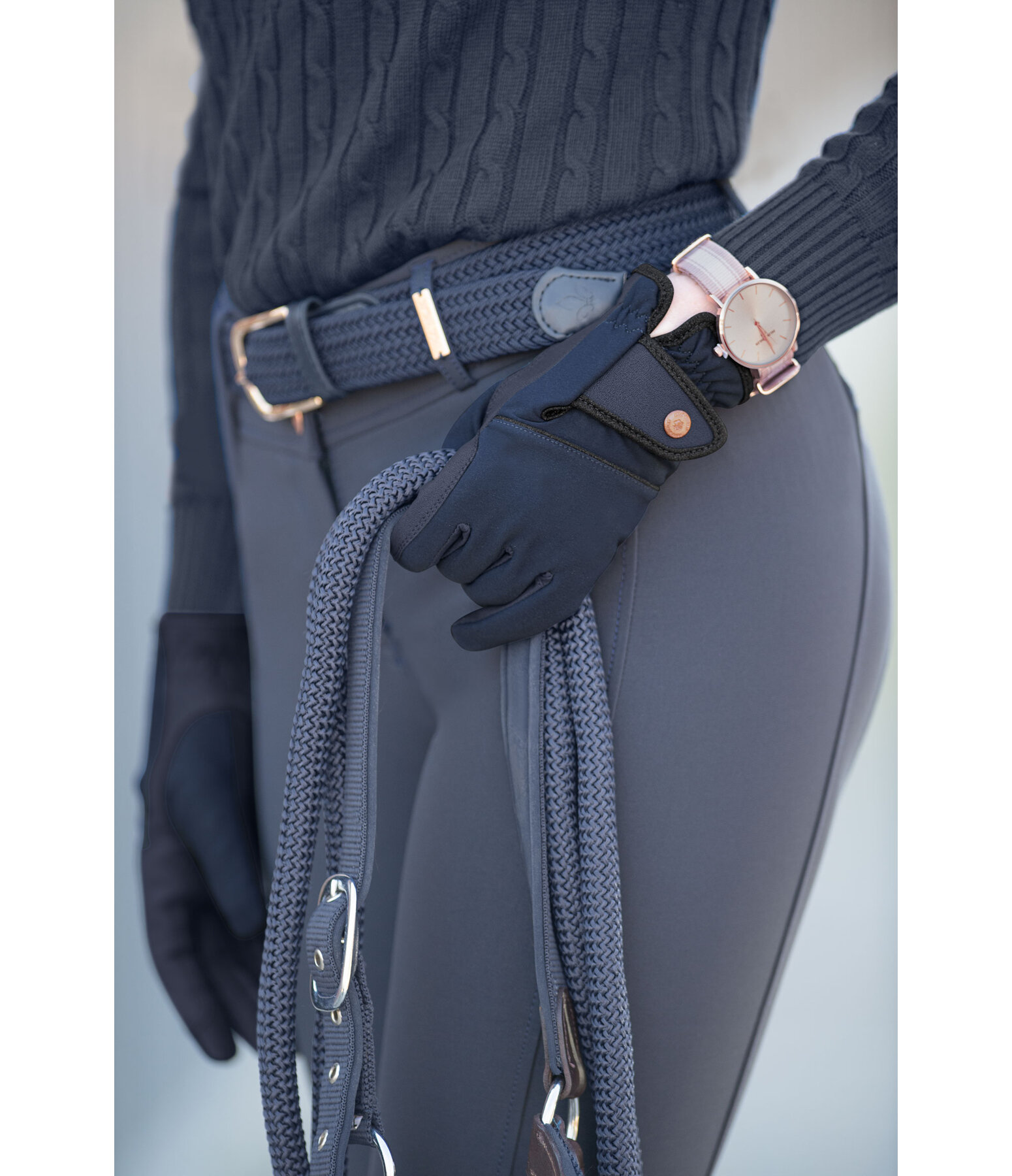 Guanti da equitazione invernali softshell