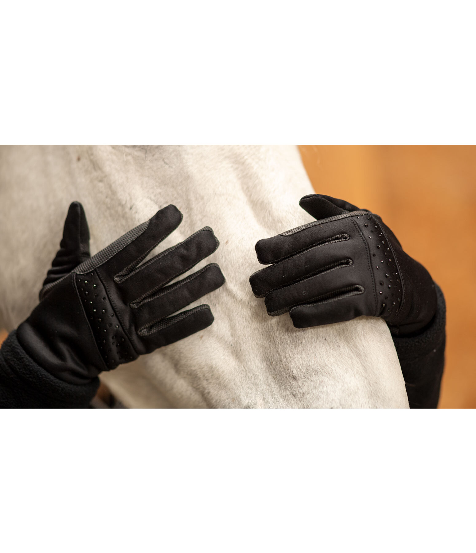 Guanti da equitazione invernali softshell Sparkle