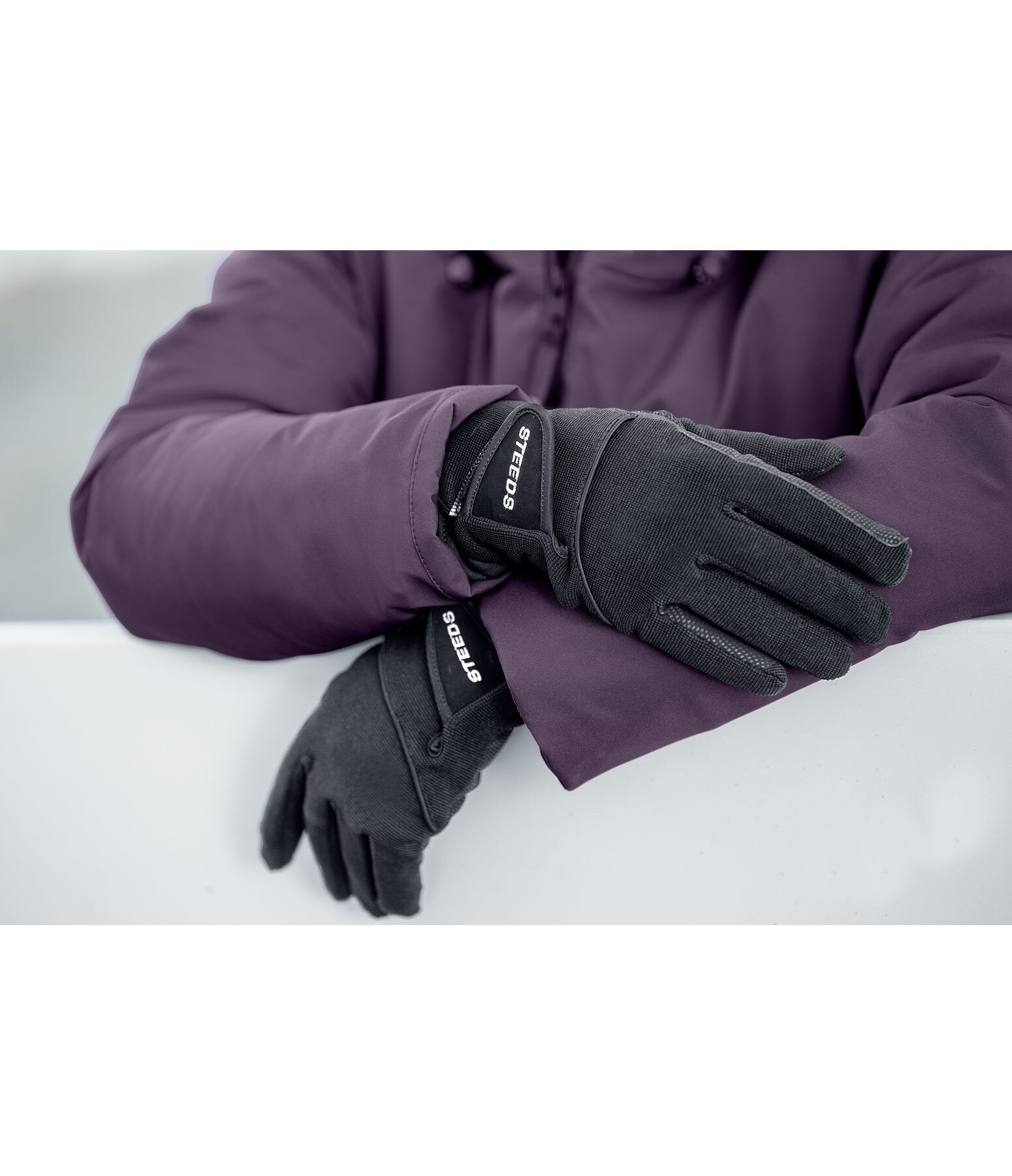 Guanti da equitazione invernali Ribbed