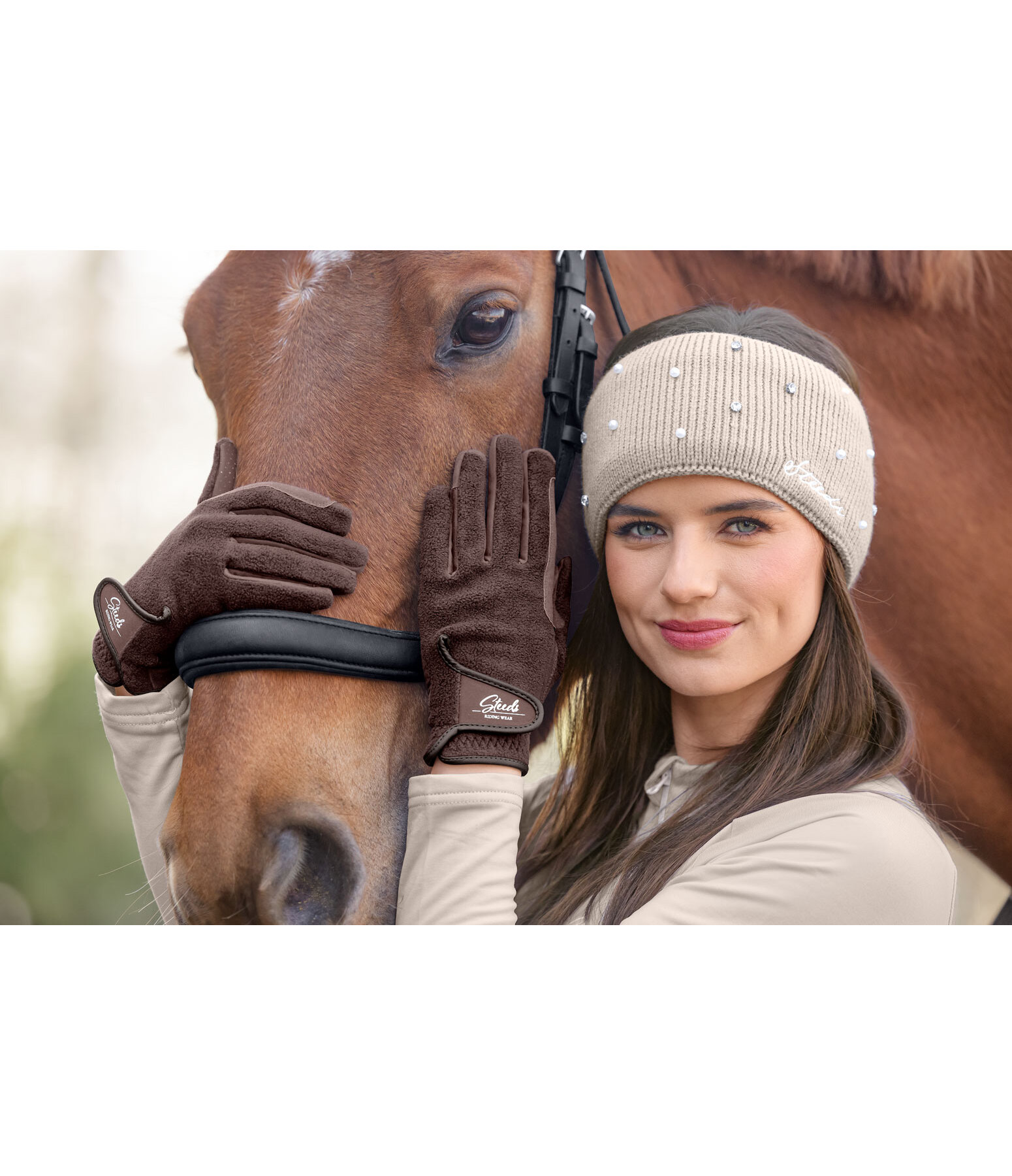 Guanti da equitazione invernali Comfort Fleece