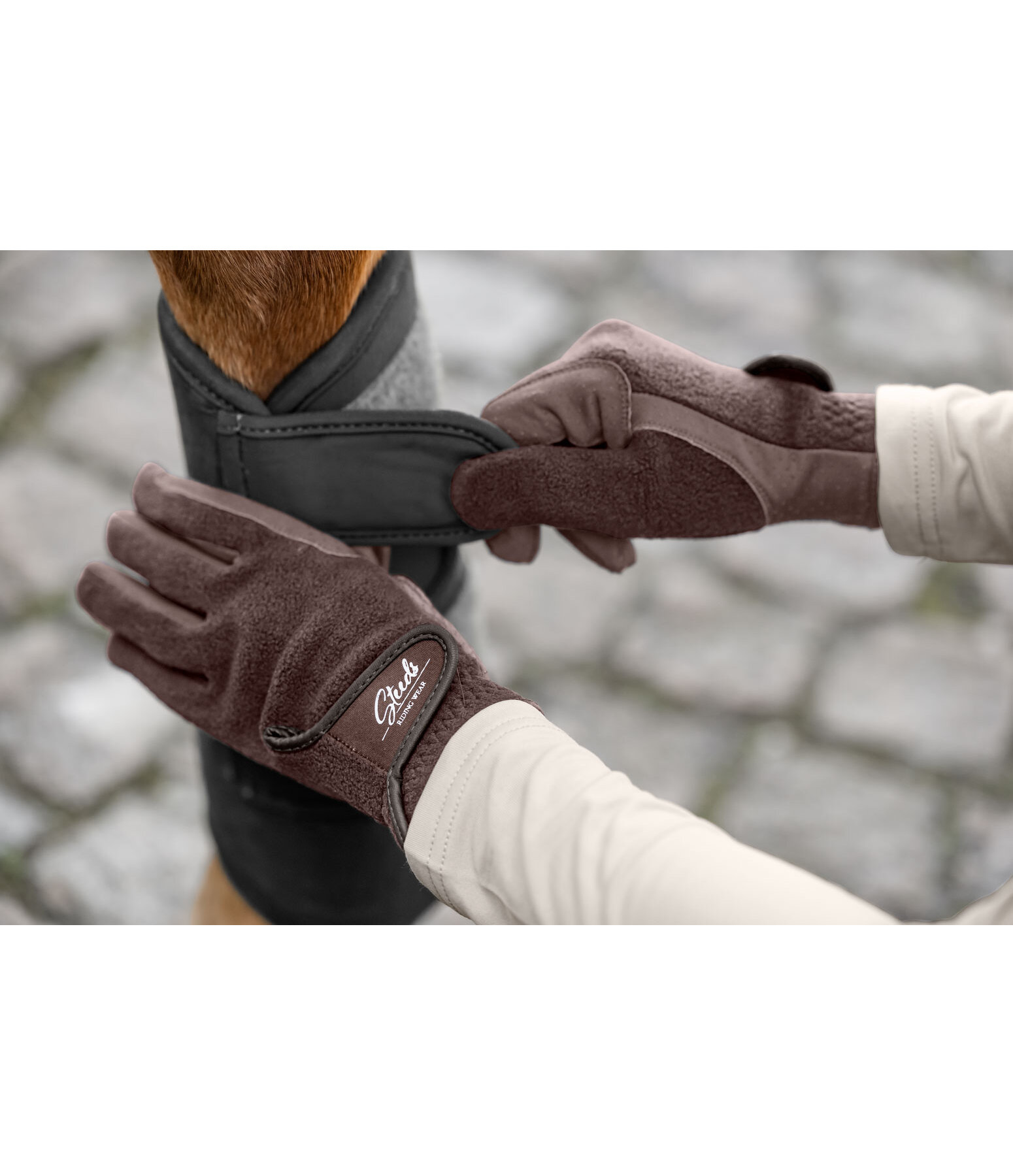 Guanti da equitazione invernali Comfort Fleece