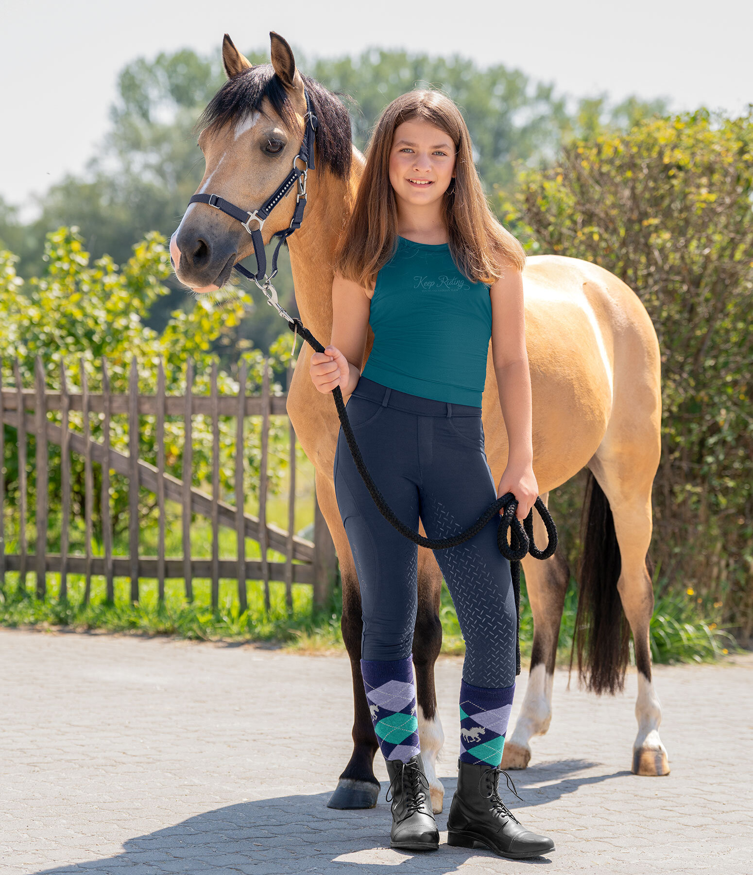 Outfit da bambini Dalin in dark-turquoise