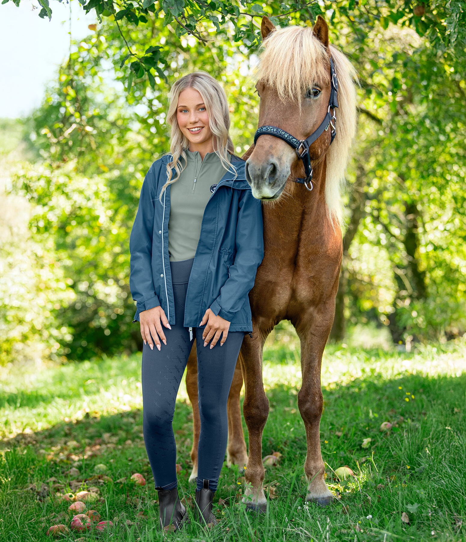 Outfit islandese Stormur in blu