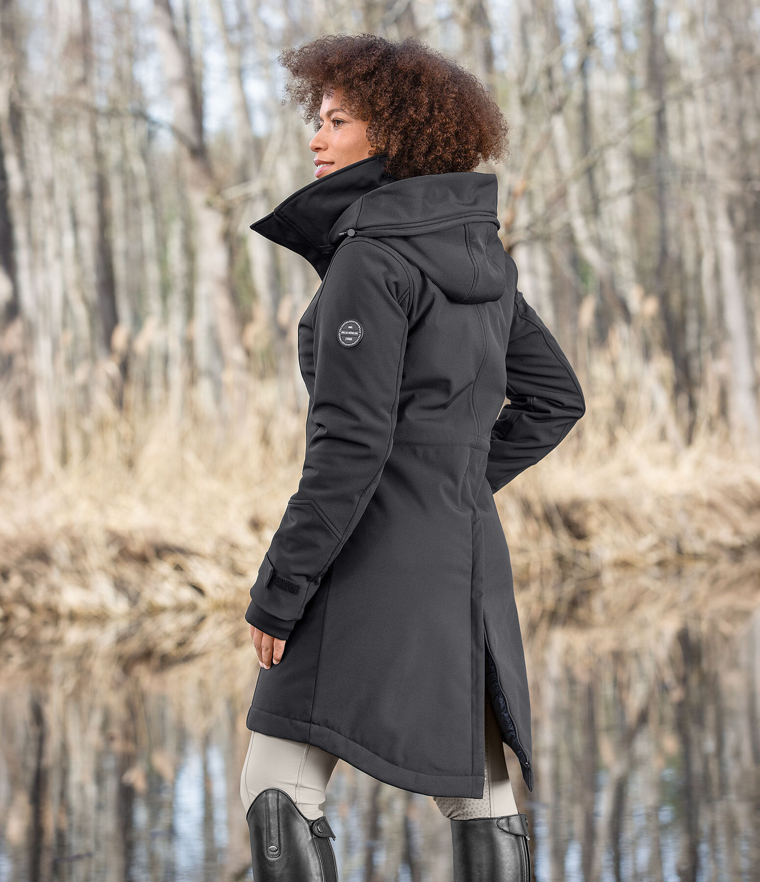 Outfit da donna Aurelie in nero Kramer Equitazione
