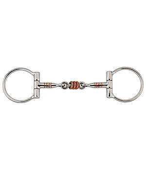 STONEDEEK Snaffle snodato in tre parti Stainless Steel - 182635