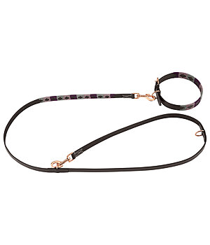 sugar dog Set collare e guinzaglio in cuoio per cani Polo Sports - 230926-L-BS
