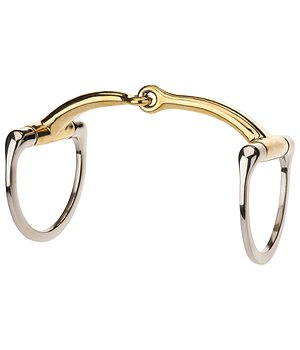 GOLD MEDAL Filetto a D, snodato in due parti, spessore 16 mm - 350382